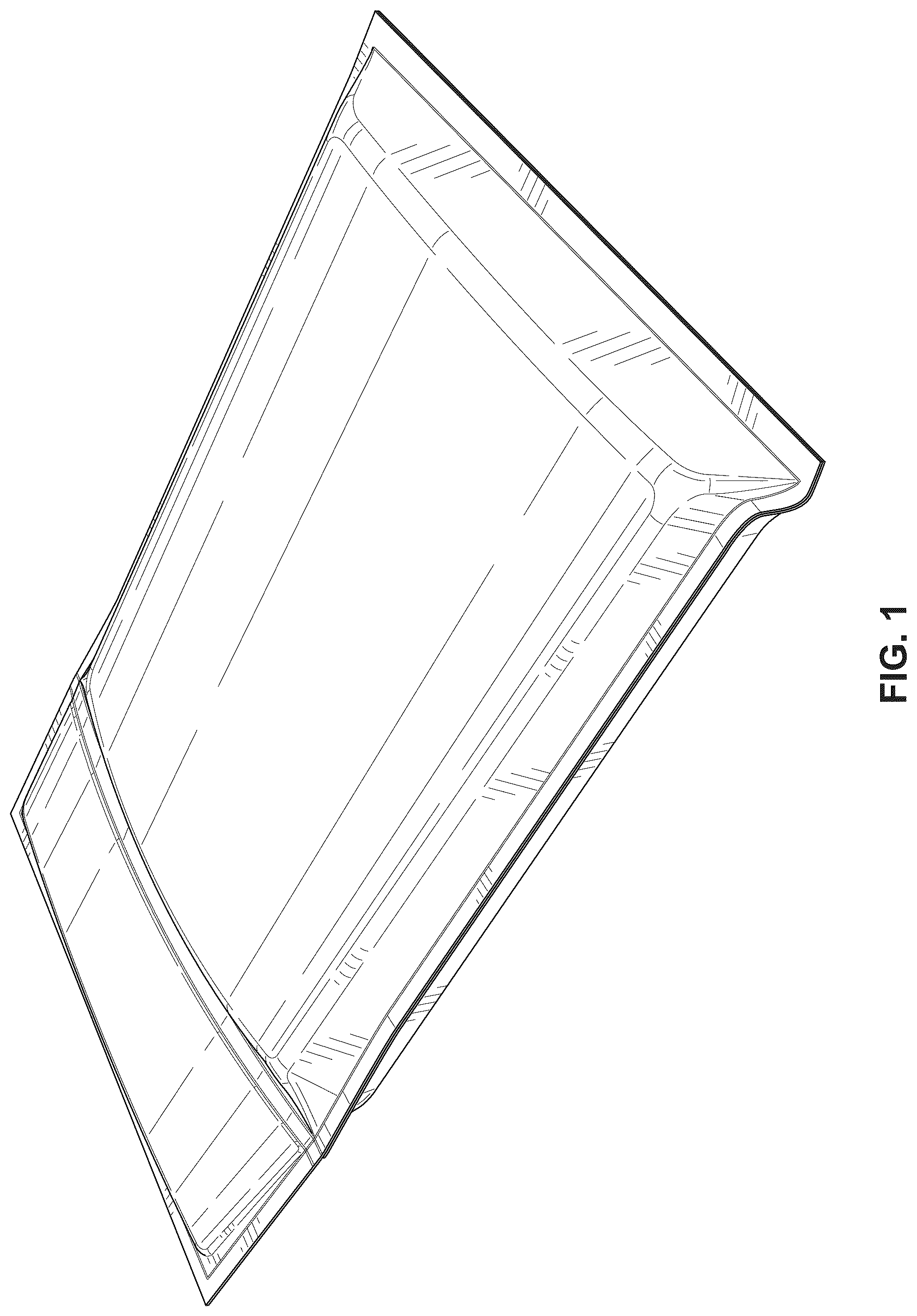 Patent USD1043816 Figure 1 – Shipping envelope with adhesive cover