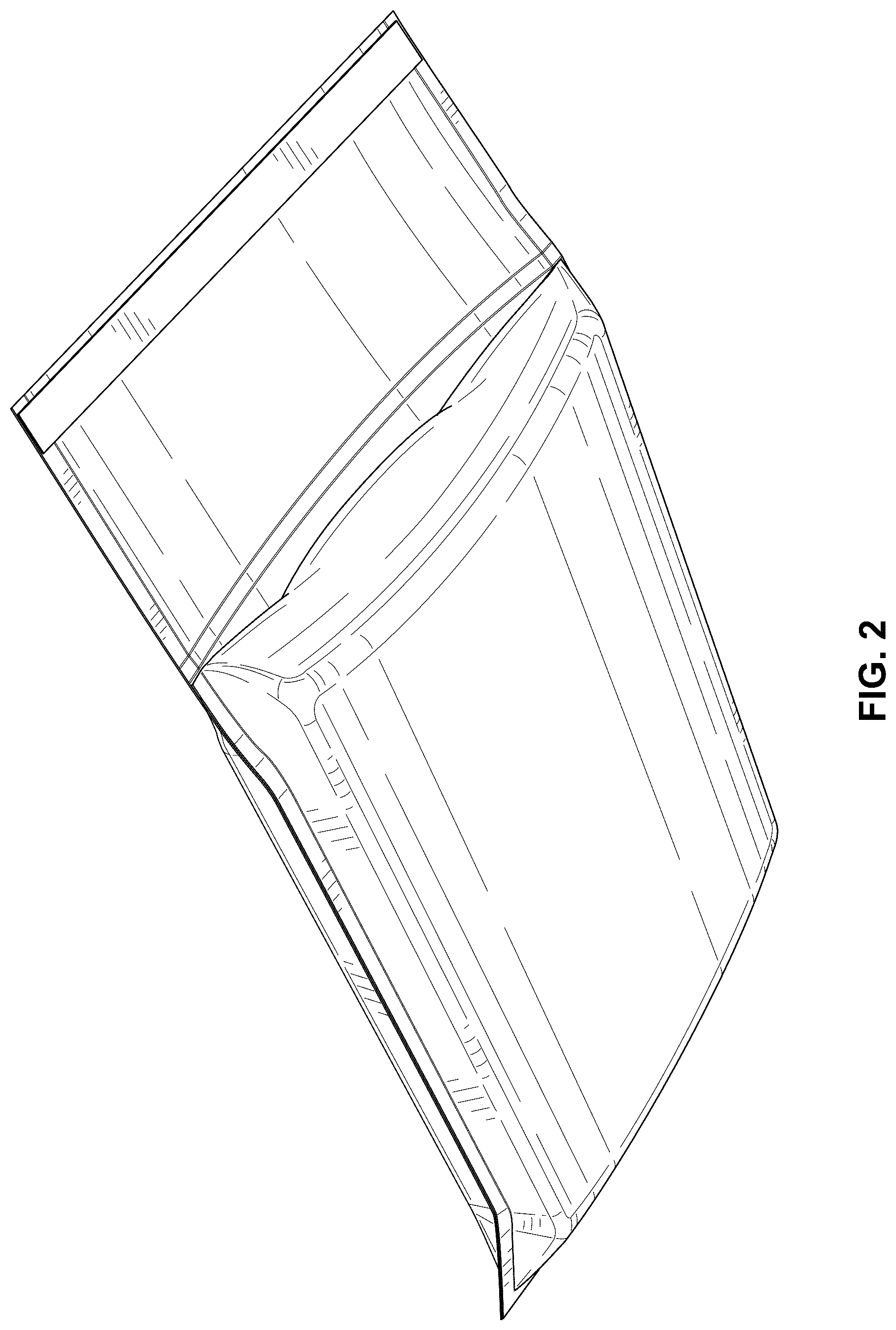 Patent USD1043816 Figure 2 – Shipping envelope with adhesive cover
