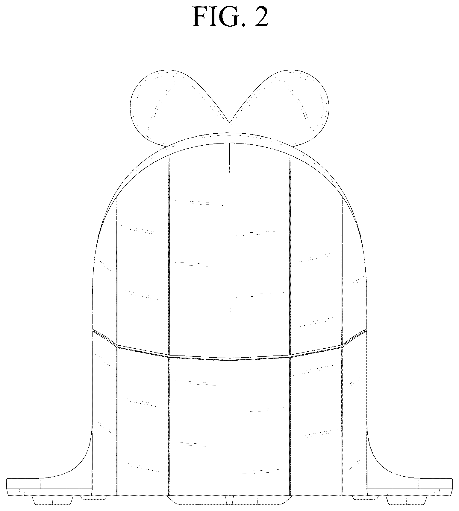 Patent USD1043818 Figure 2 – Toothbrushing and handwashing training device