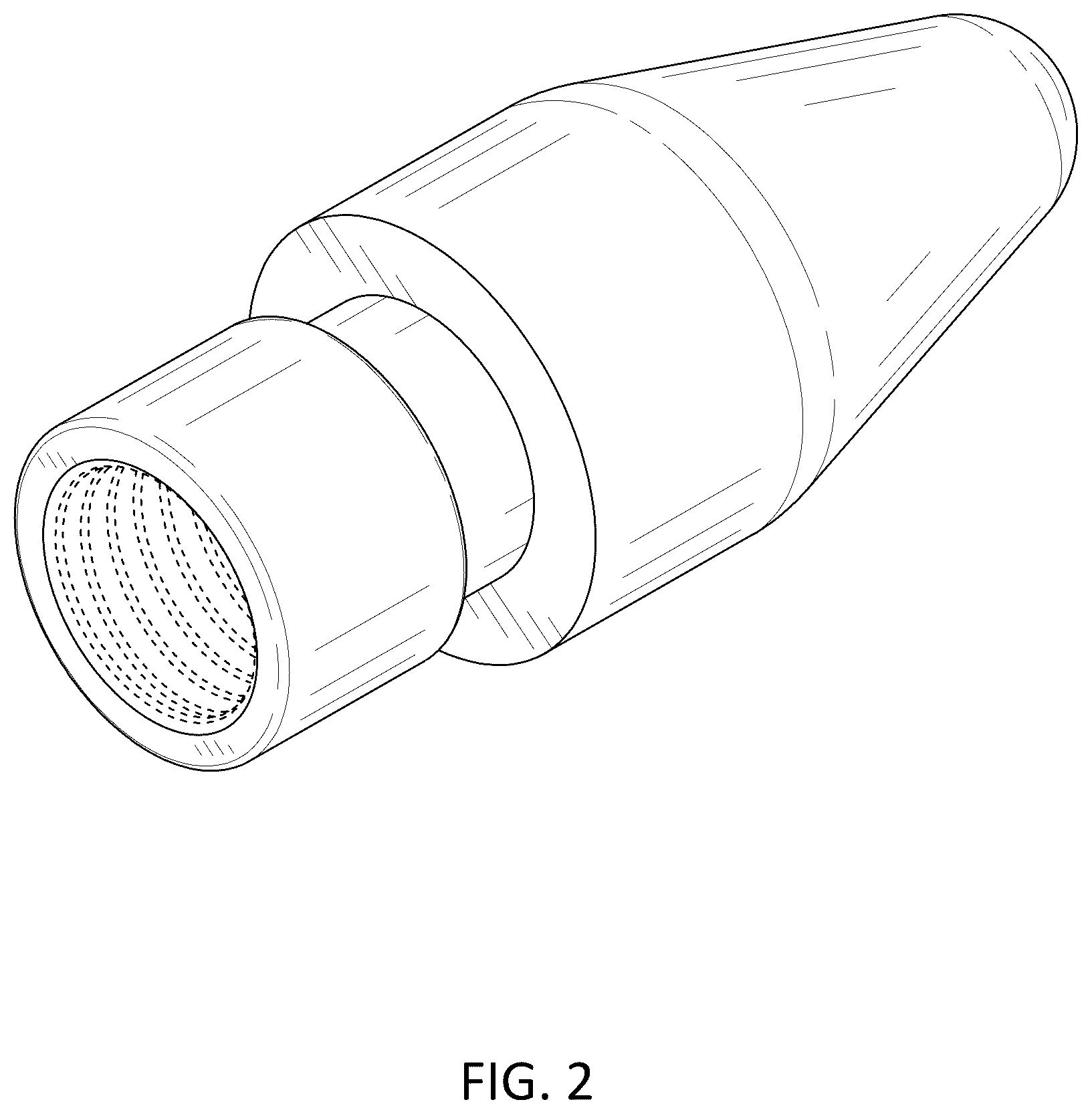 Patent USD1043828 Figure 2 – Pen tip