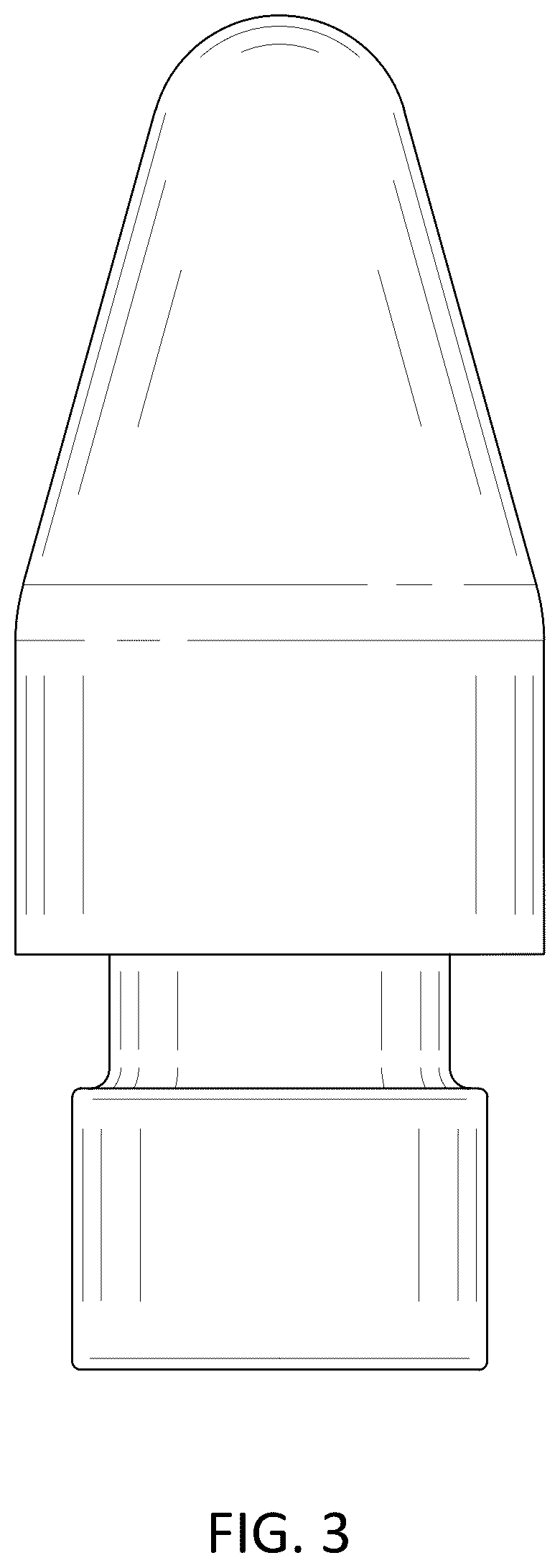 Patent USD1043828 Figure 3 – Pen tip