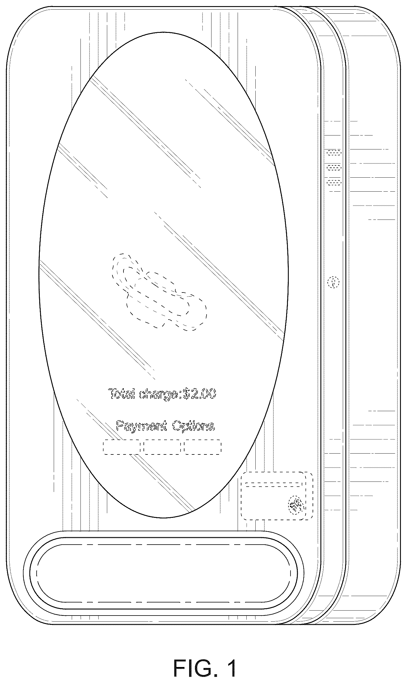 Patent USD1043829 Figure 1 – Smart vending machine