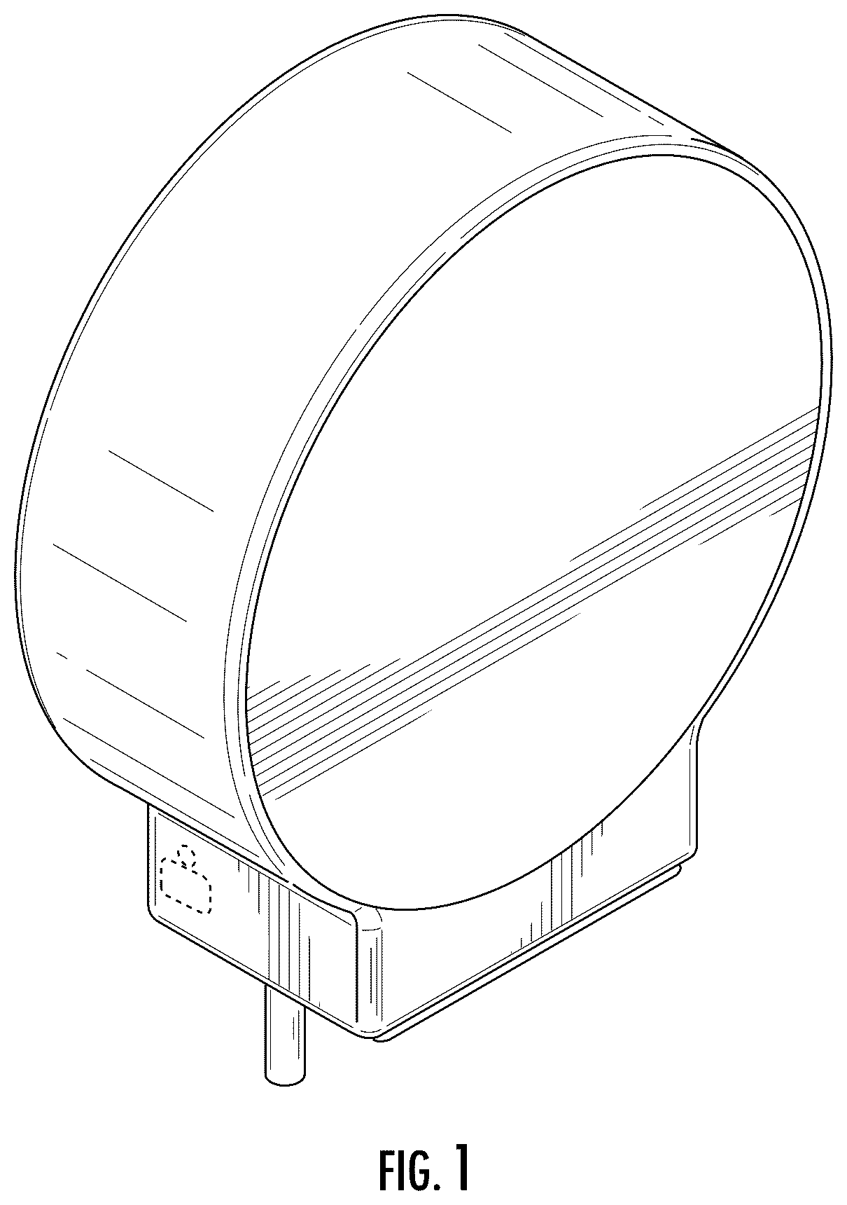 Patent USD1043830 Figure 1 – Vehicle-mounted sign