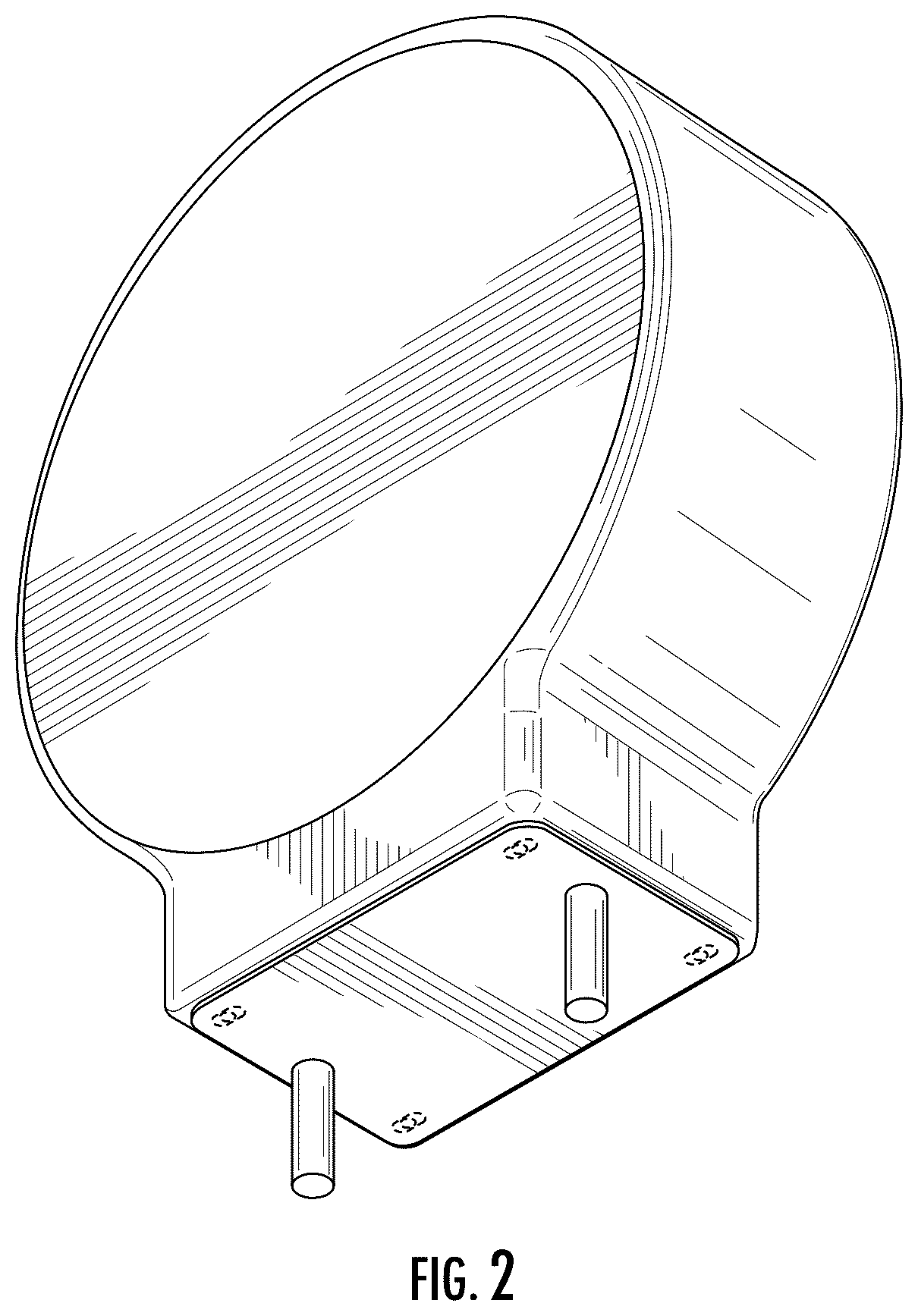 Patent USD1043830 Figure 2 – Vehicle-mounted sign