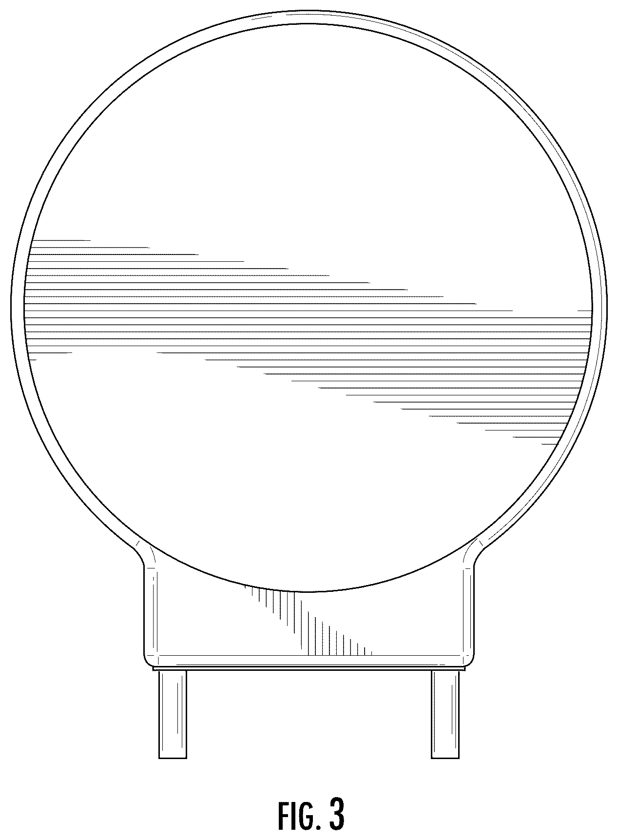 Patent USD1043830 Figure 3 – Vehicle-mounted sign
