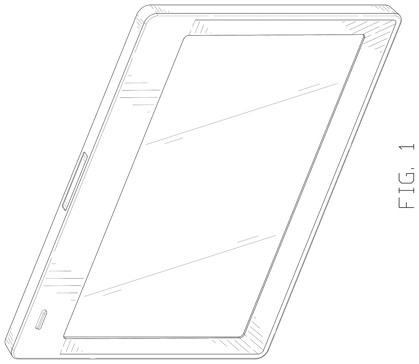 Patent USD1043832 Figure 1 – Electronic shelf label
