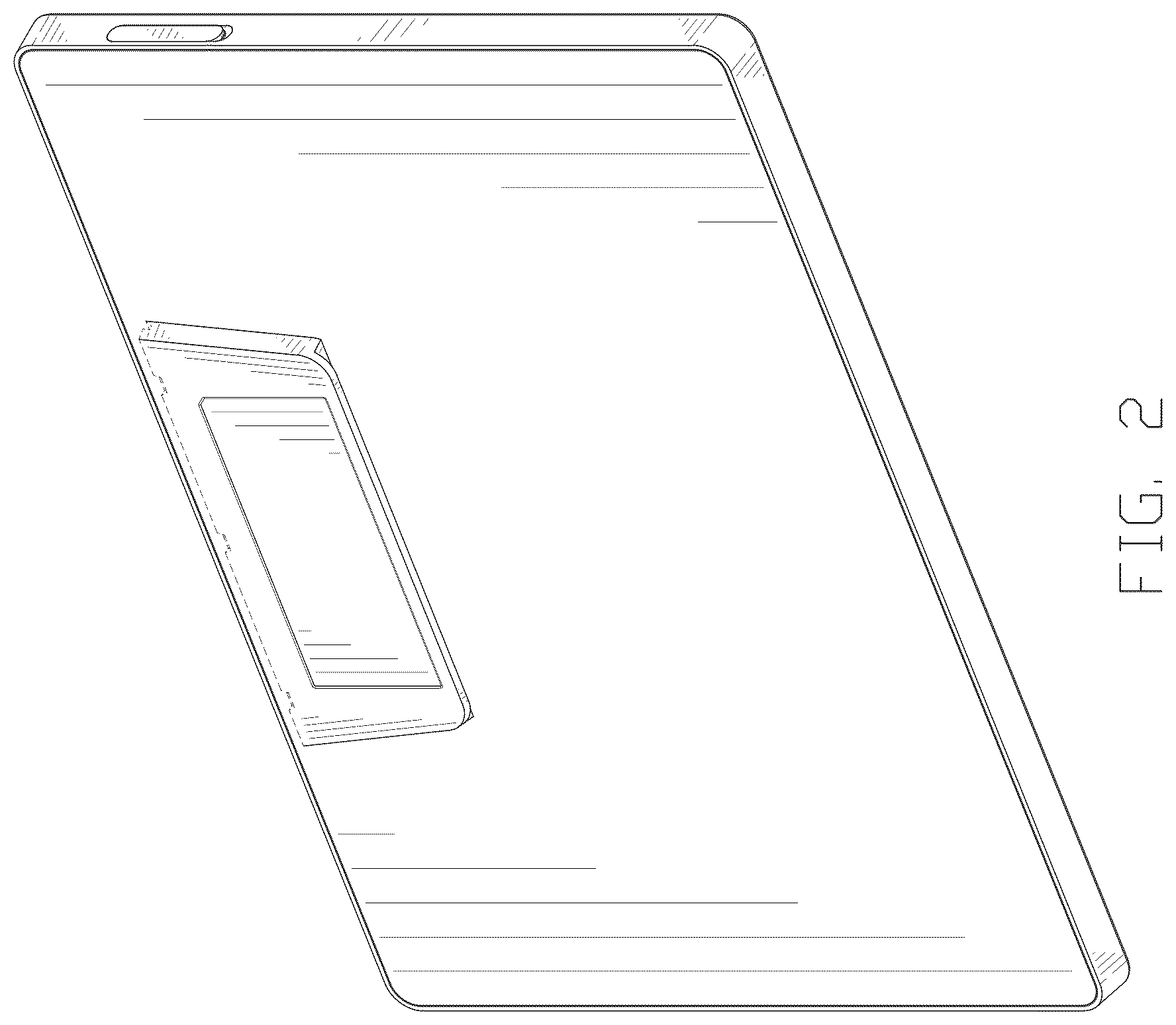 Patent USD1043832 Figure 2 – Electronic shelf label