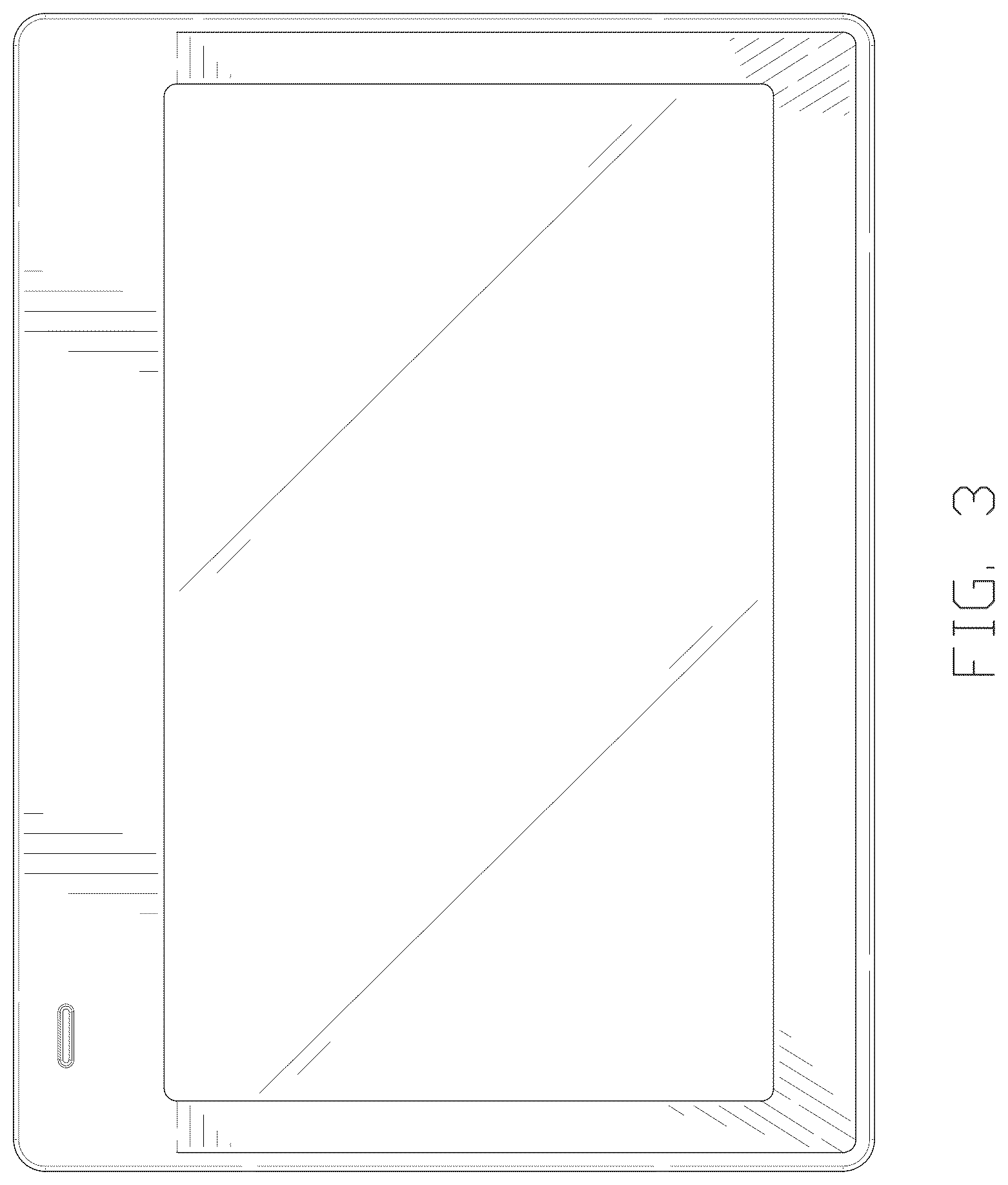 Patent USD1043832 Figure 3 – Electronic shelf label