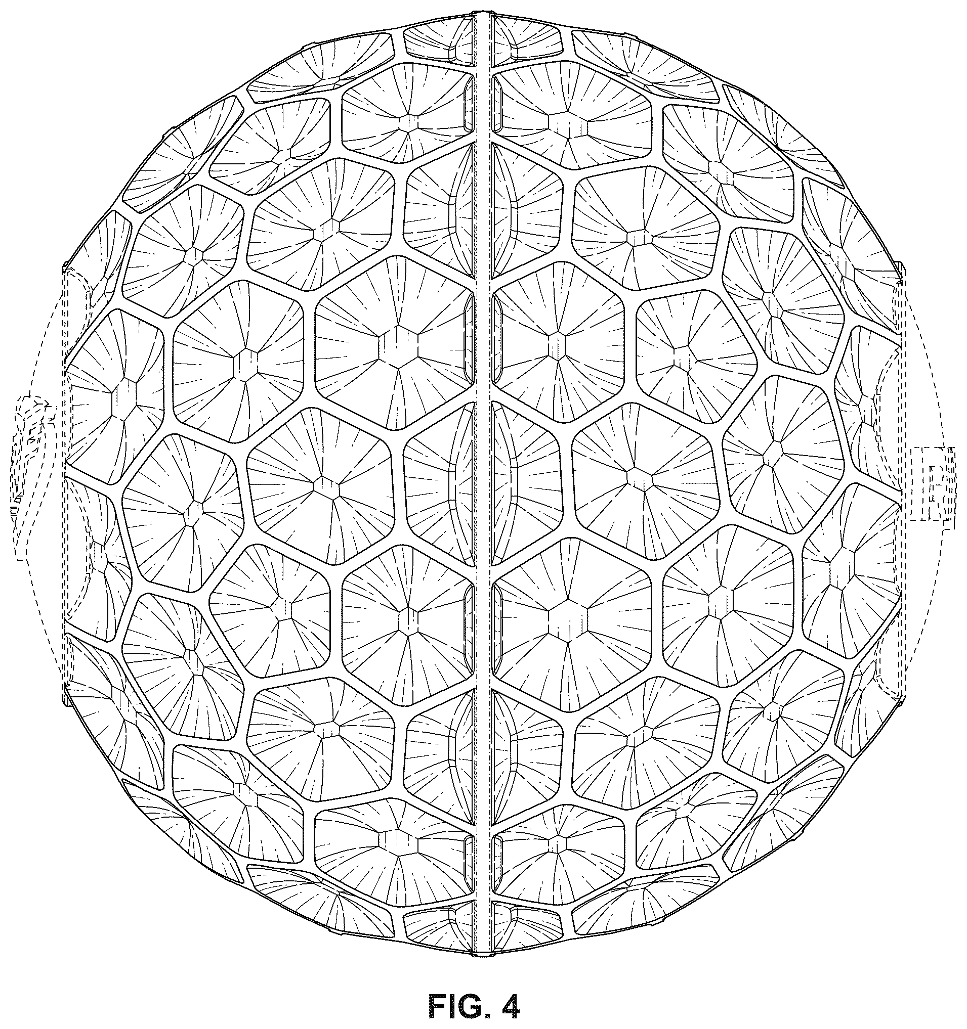 Patent USD1043833 Figure 4 – Ball projectile