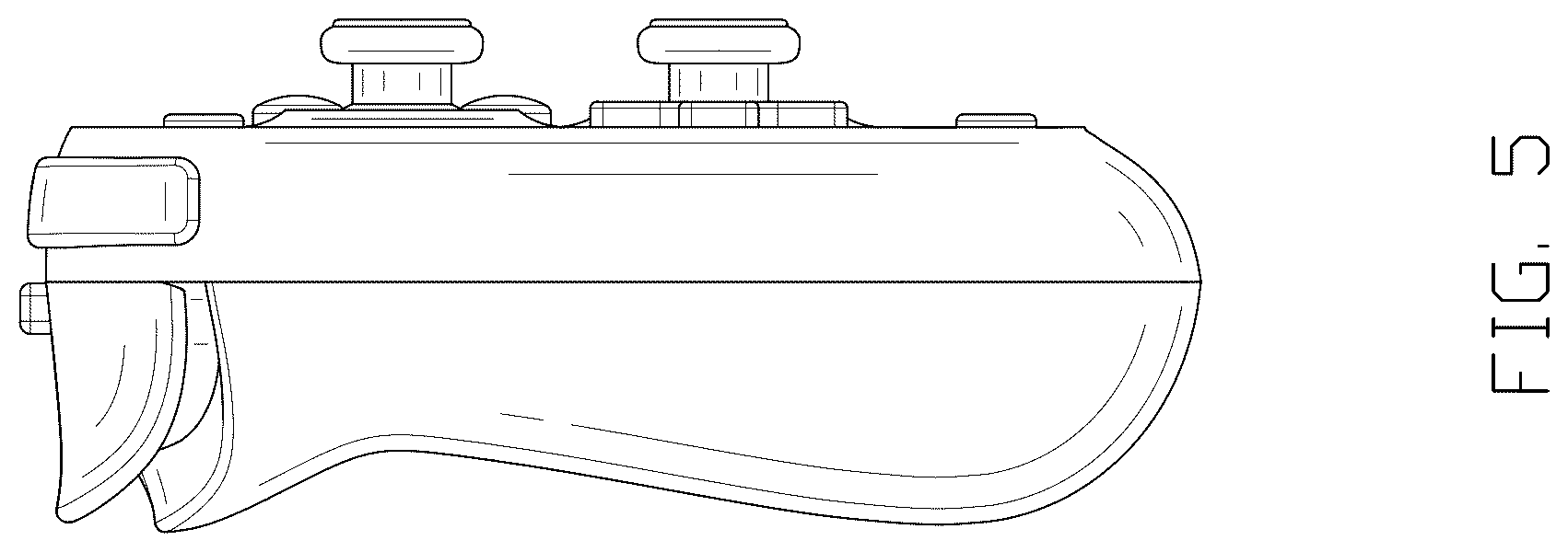 Patent USD1043835 Figure 5 – Game control pad