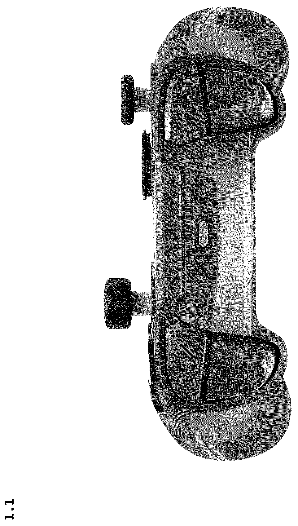 Patent USD1043837 Figure 1 – Electronic game accessory