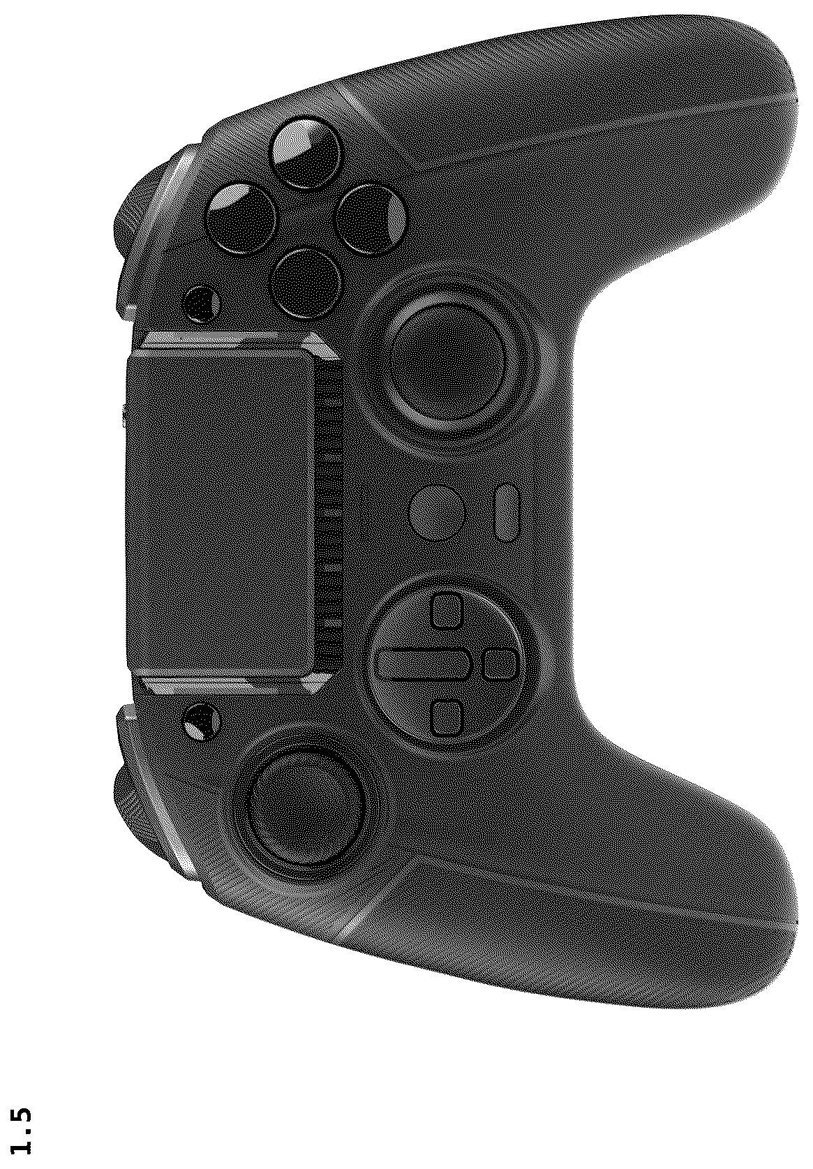 Patent USD1043837 Figure 5 – Electronic game accessory