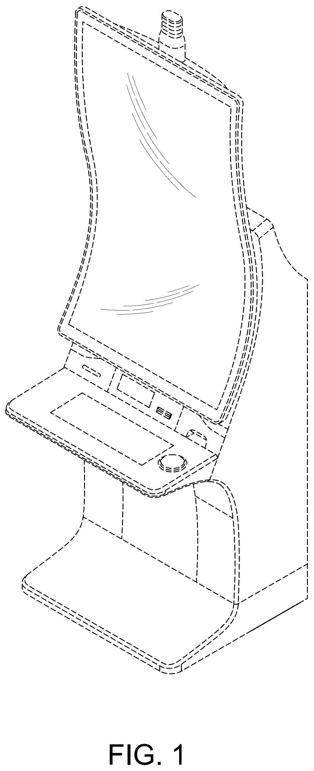 Patent USD1043838 Figure 1 – Gaming machine