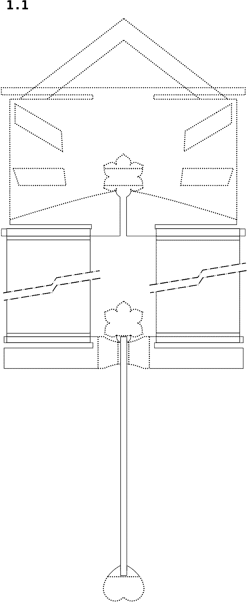 Patent USD1043840 Figure 1 – Counter for games