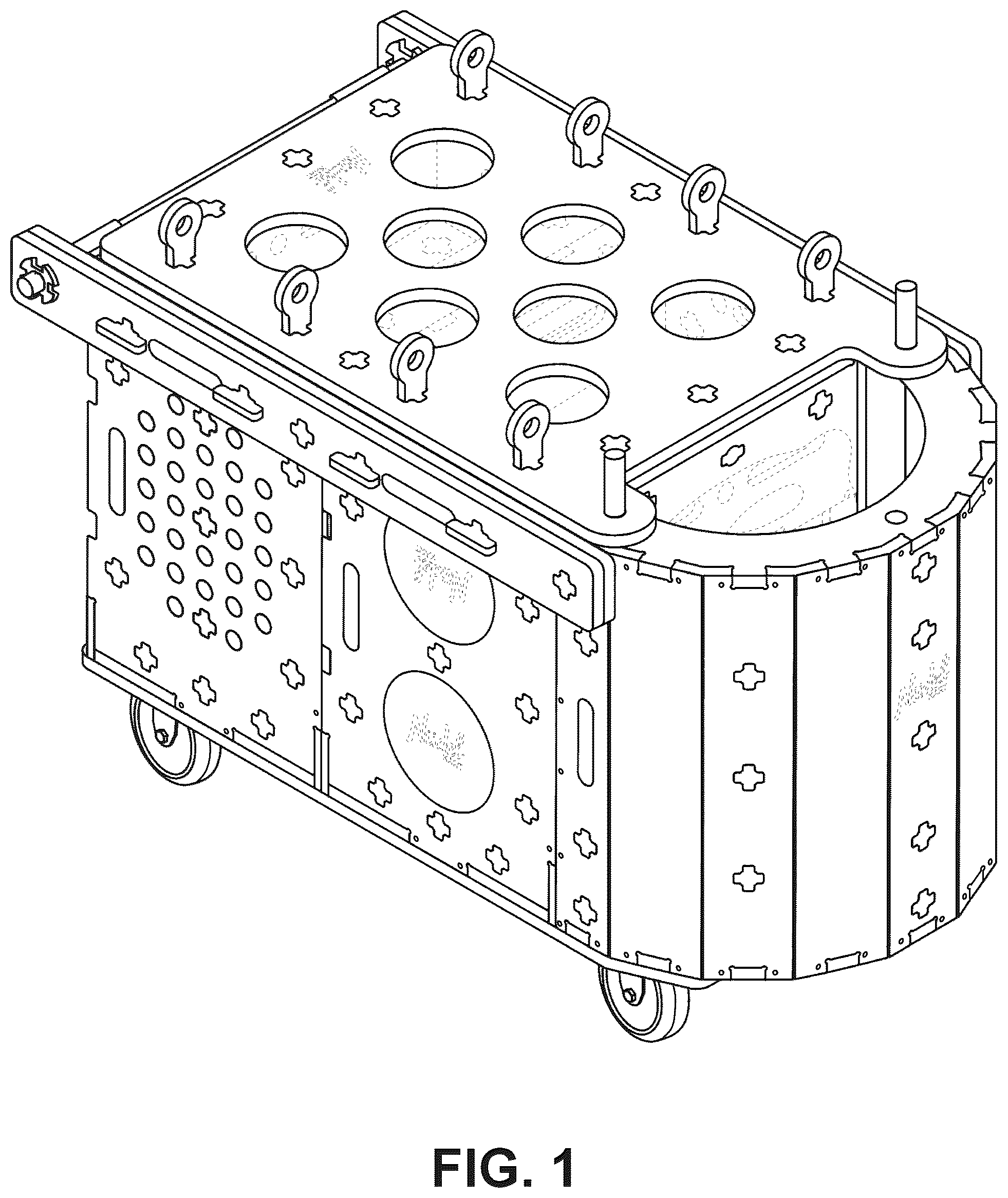 Patent USD1043842 Figure 1 – Child's trolley
