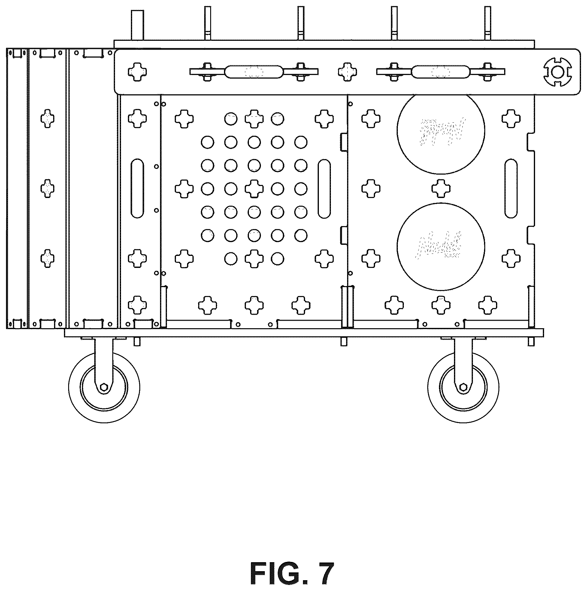Patent USD1043842 Figure 7 – Child's trolley