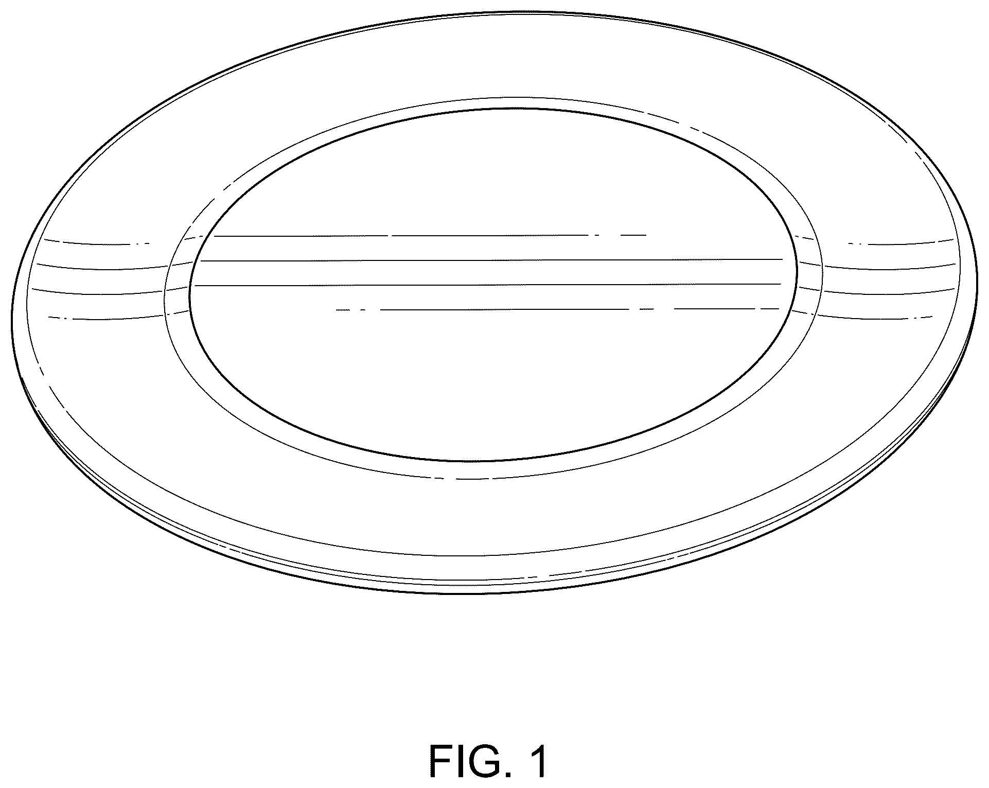 Patent USD1043843 Figure 1 – Toy disc