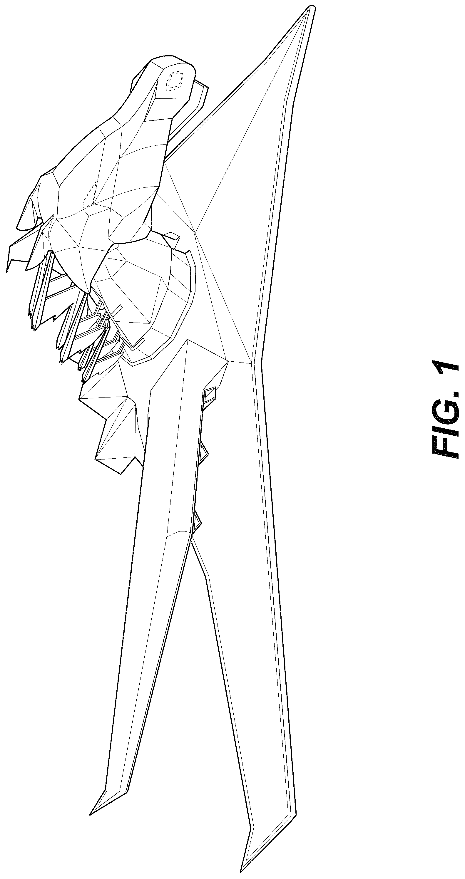 Patent USD1043845 — Plane — Figure 1