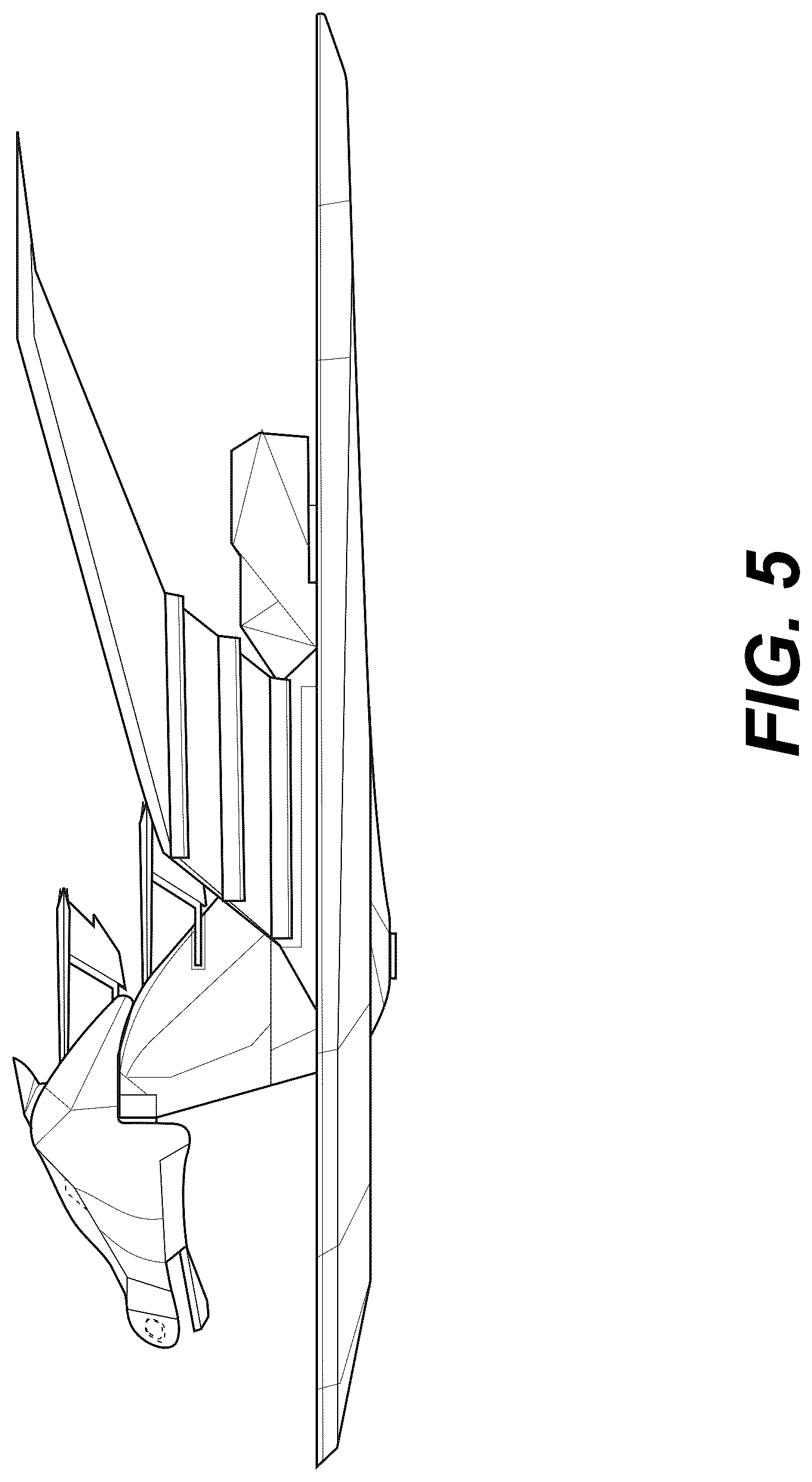 Patent USD1043845 Figure 5 – Plane