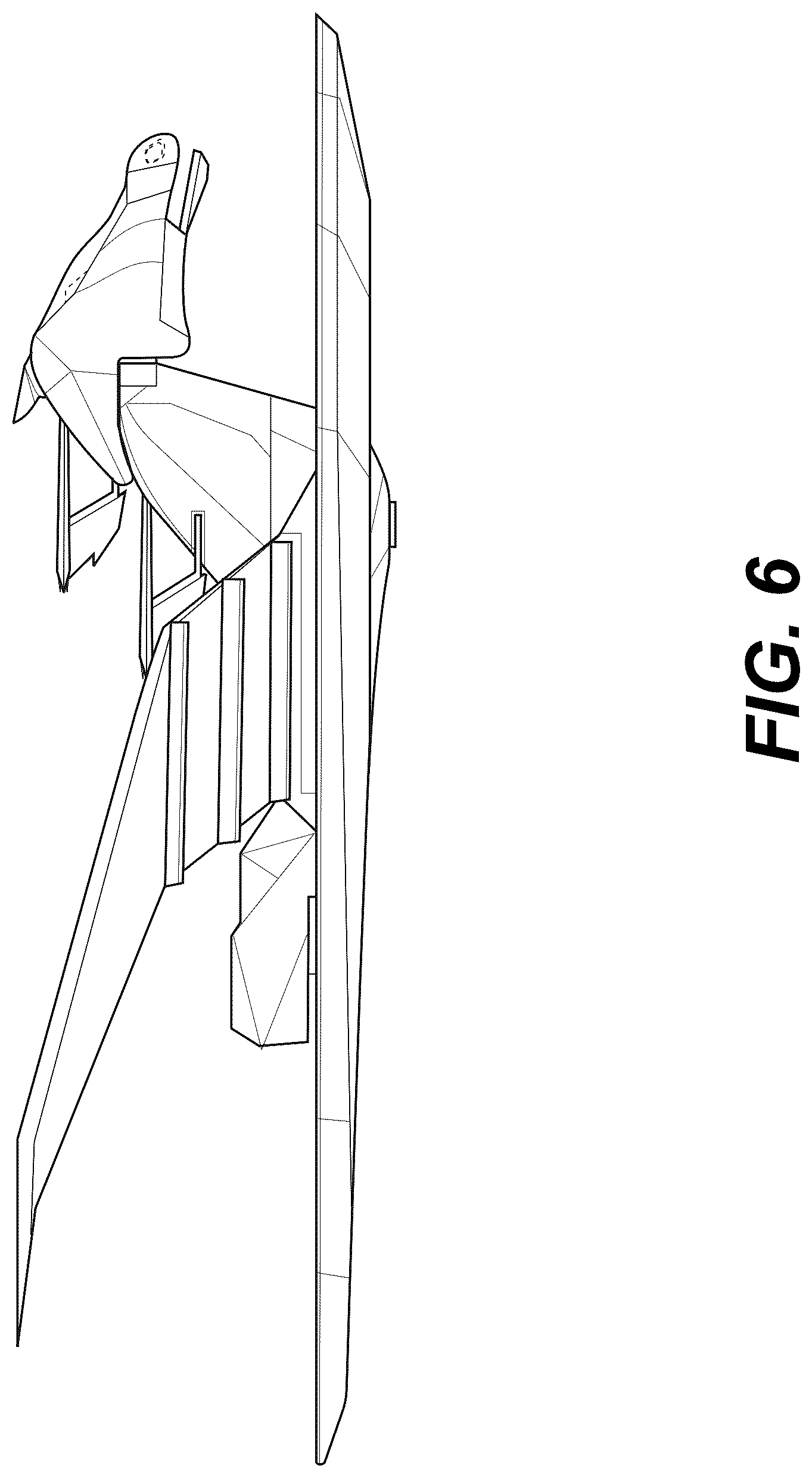 Patent USD1043845 Figure 6 – Plane