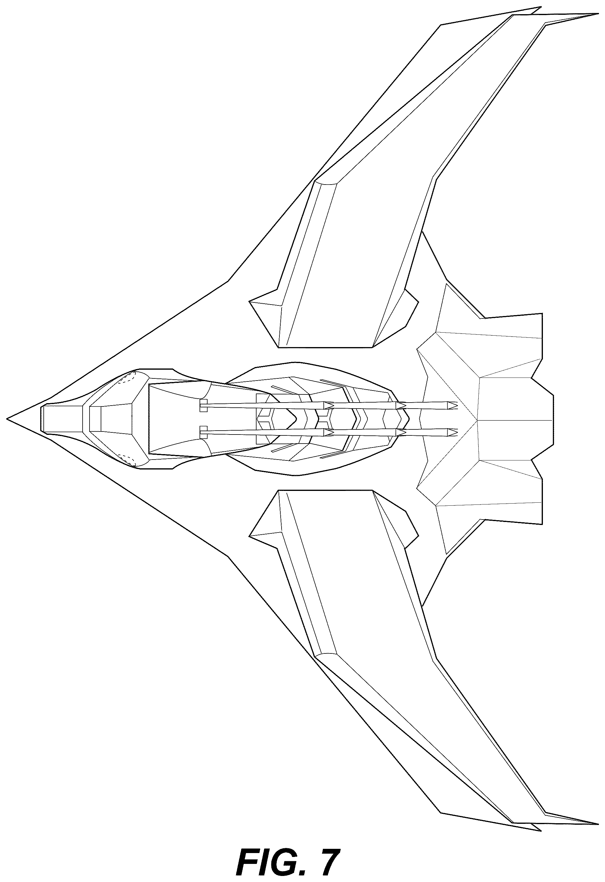 Patent USD1043845 Figure 7 – Plane