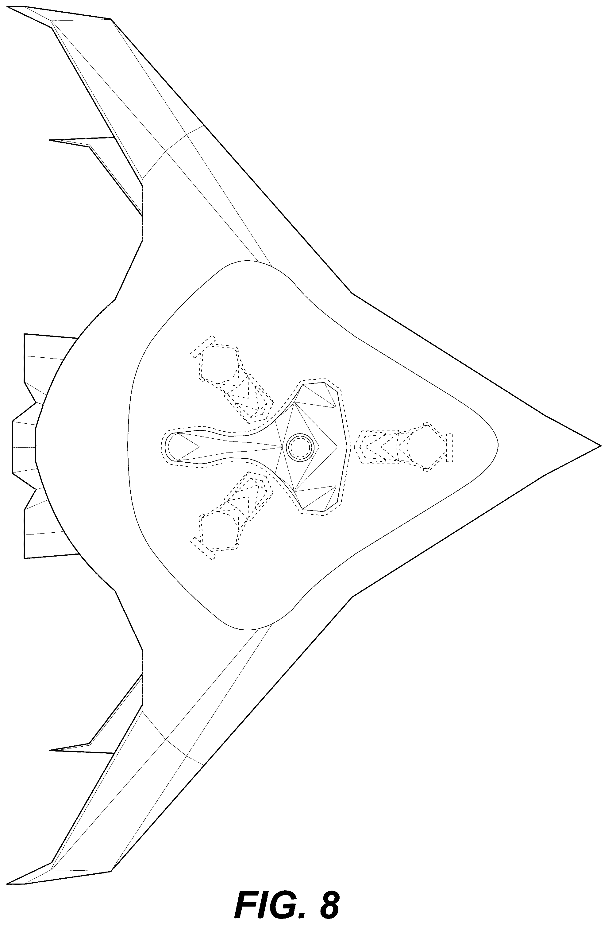 Patent USD1043845 Figure 8 – Plane