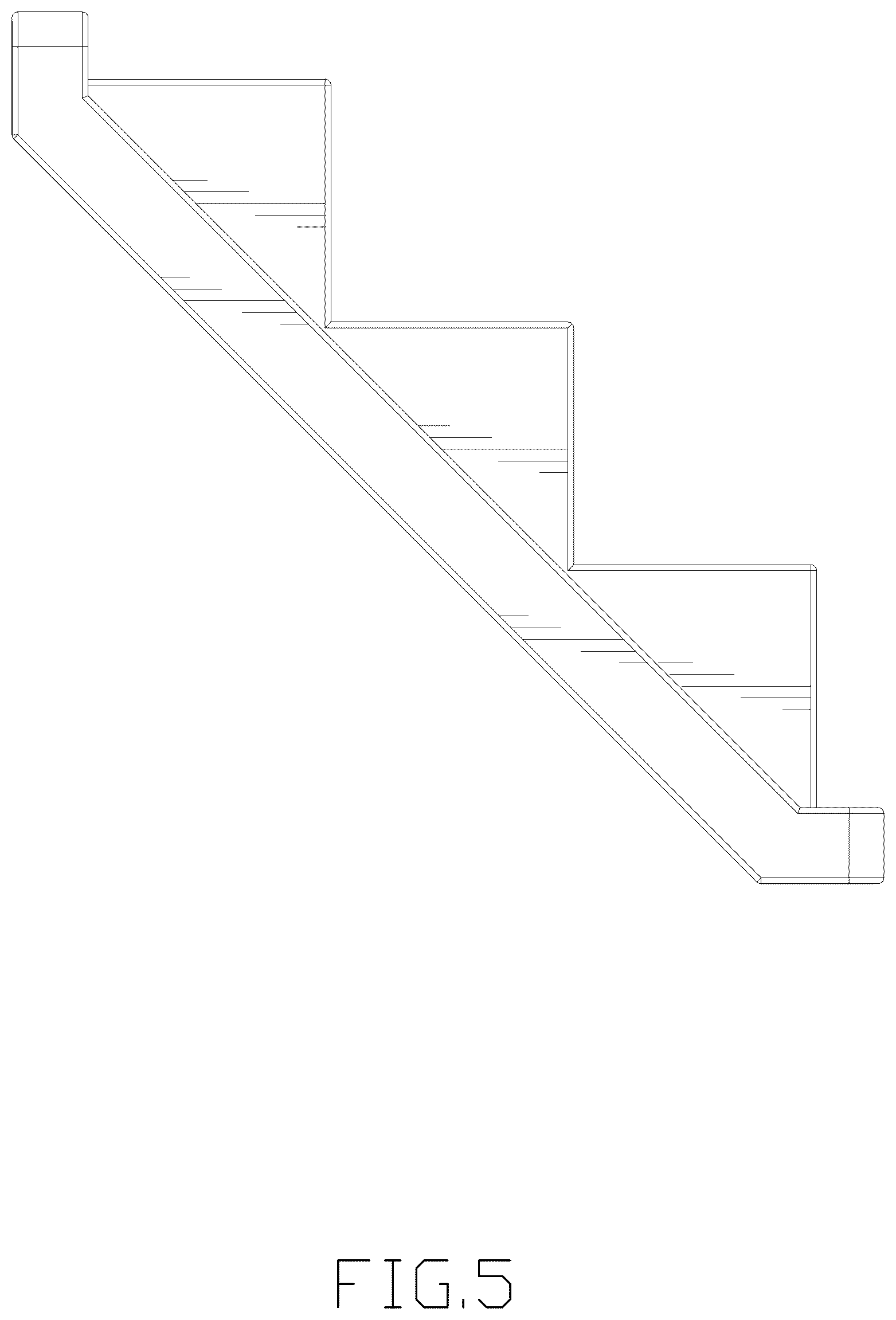 Patent USD1043851 Figure 5 – Staircase building block