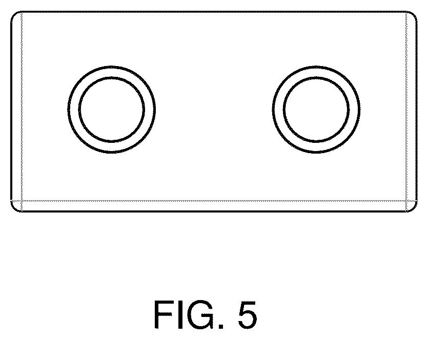 Patent USD1043852 Figure 5 – Building block from a toy building set
