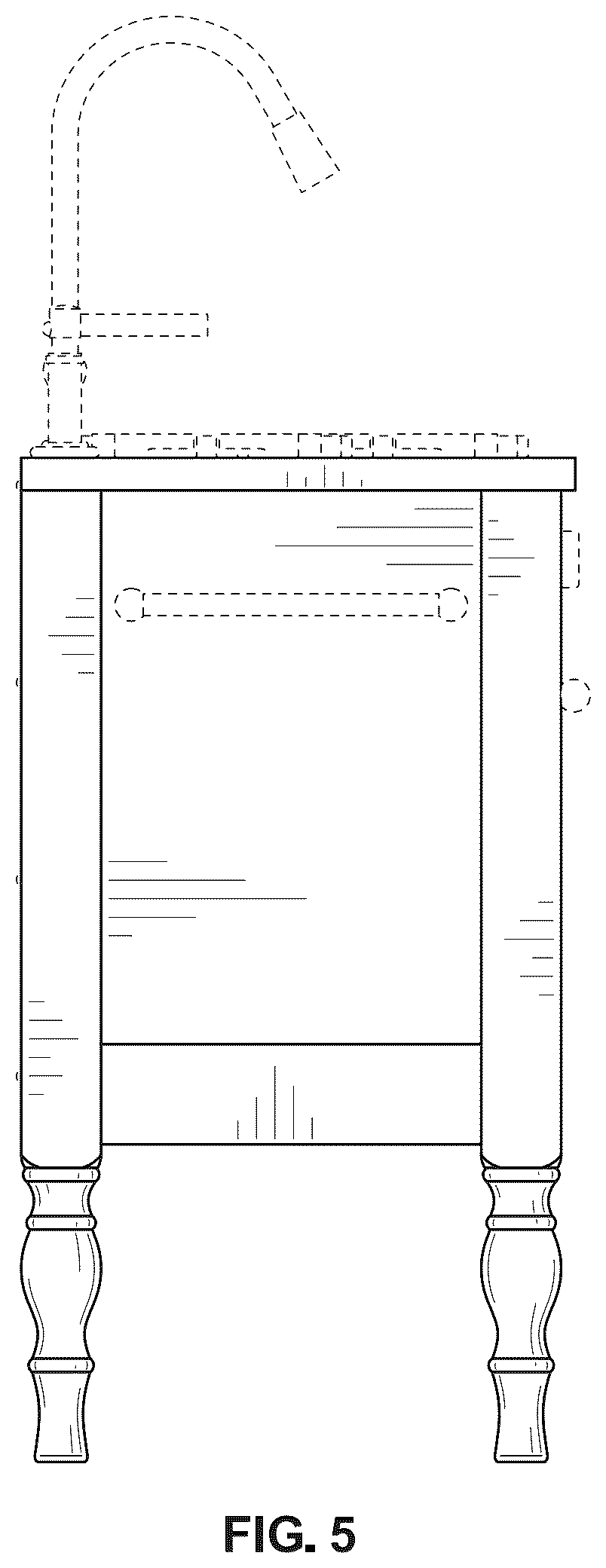 Patent USD1043854 Figure 5 – Play kitchen