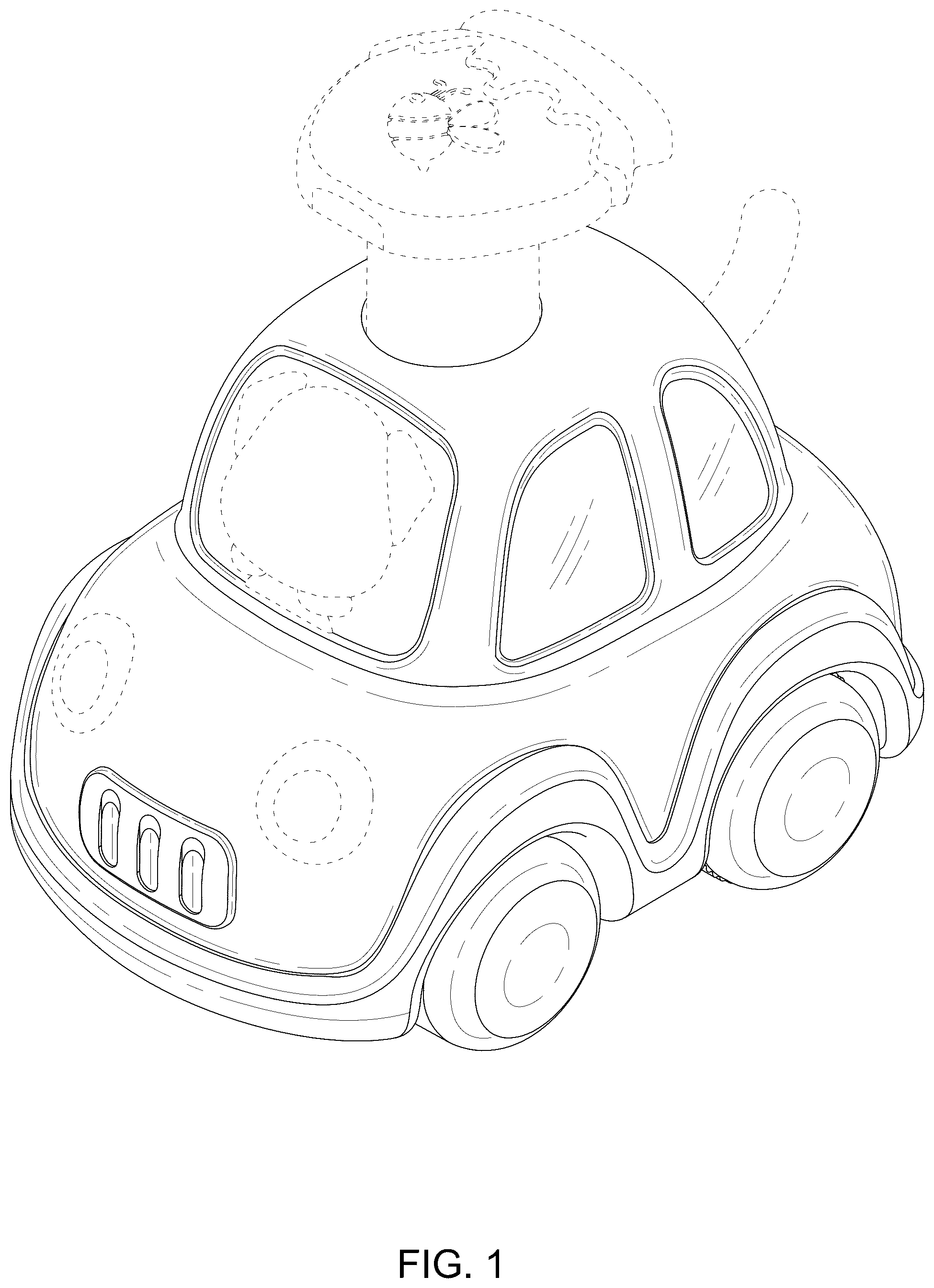 Patent USD1043856 Figure 1 – Animal car toy