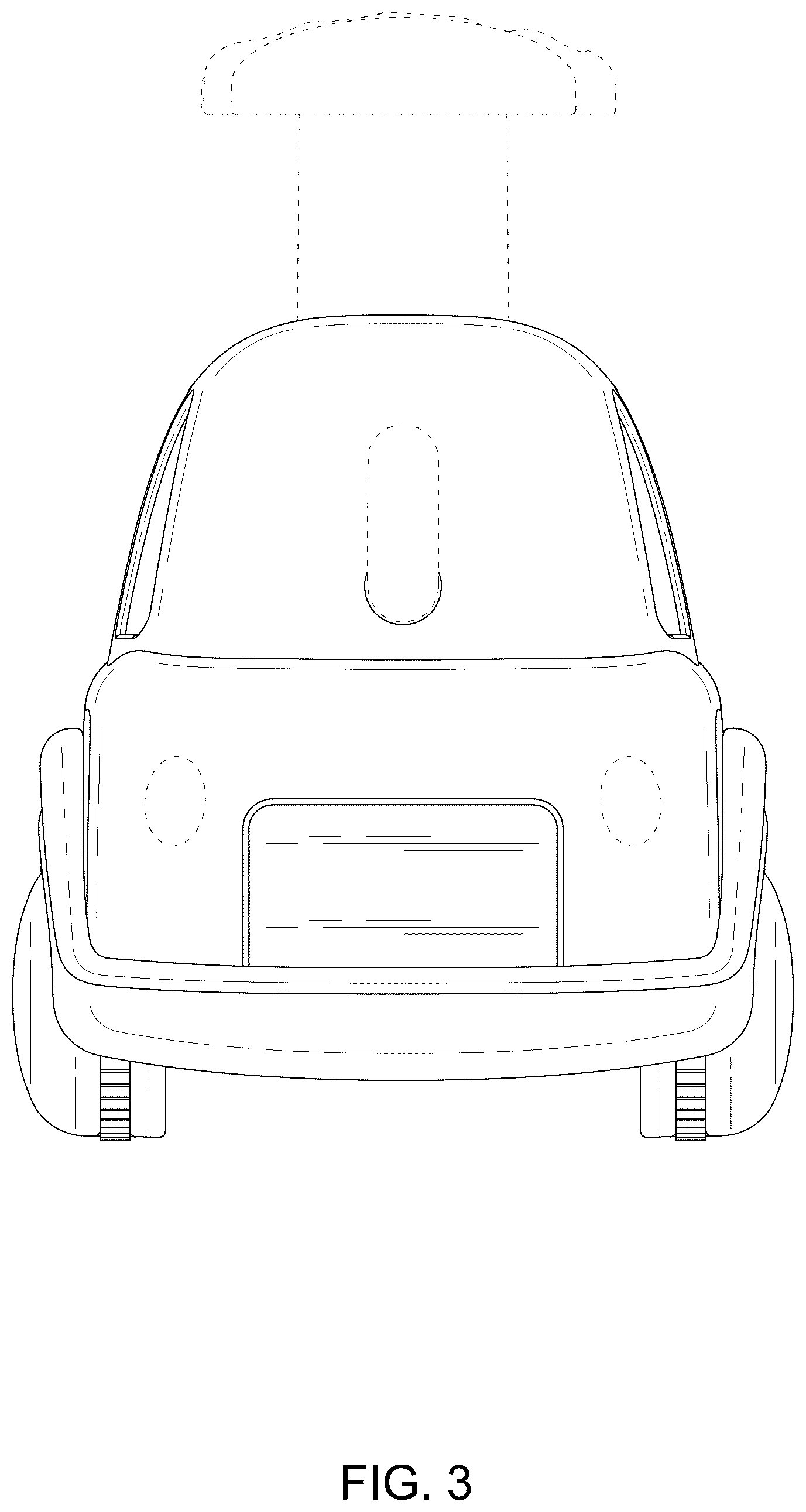 Patent USD1043856 Figure 3 – Animal car toy