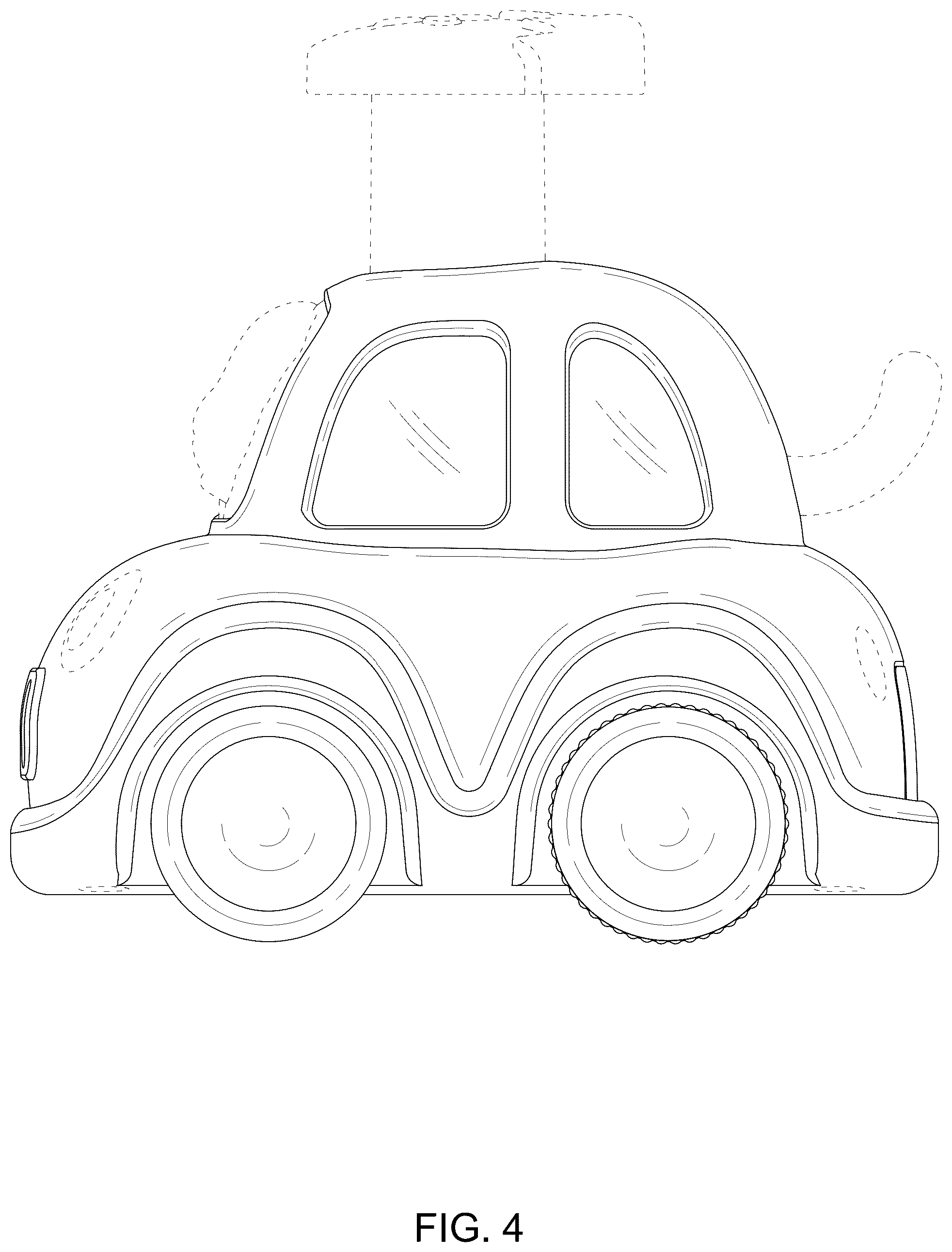 Patent USD1043856 Figure 4 – Animal car toy