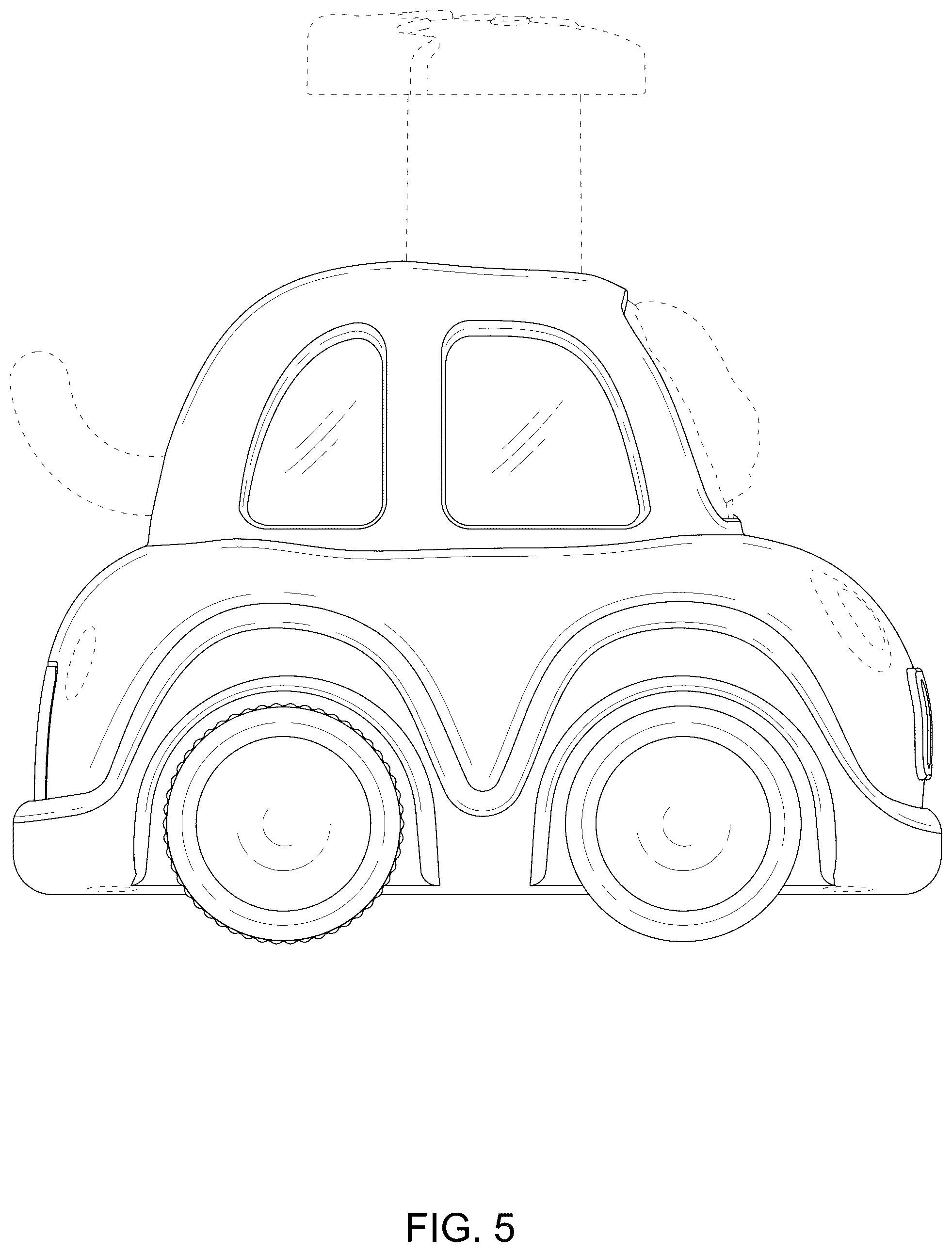Patent USD1043856 Figure 5 – Animal car toy