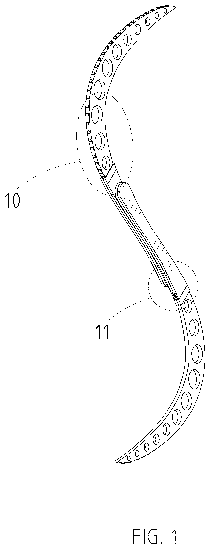 Patent USD1043859 Figure 1 – Juggling machete
