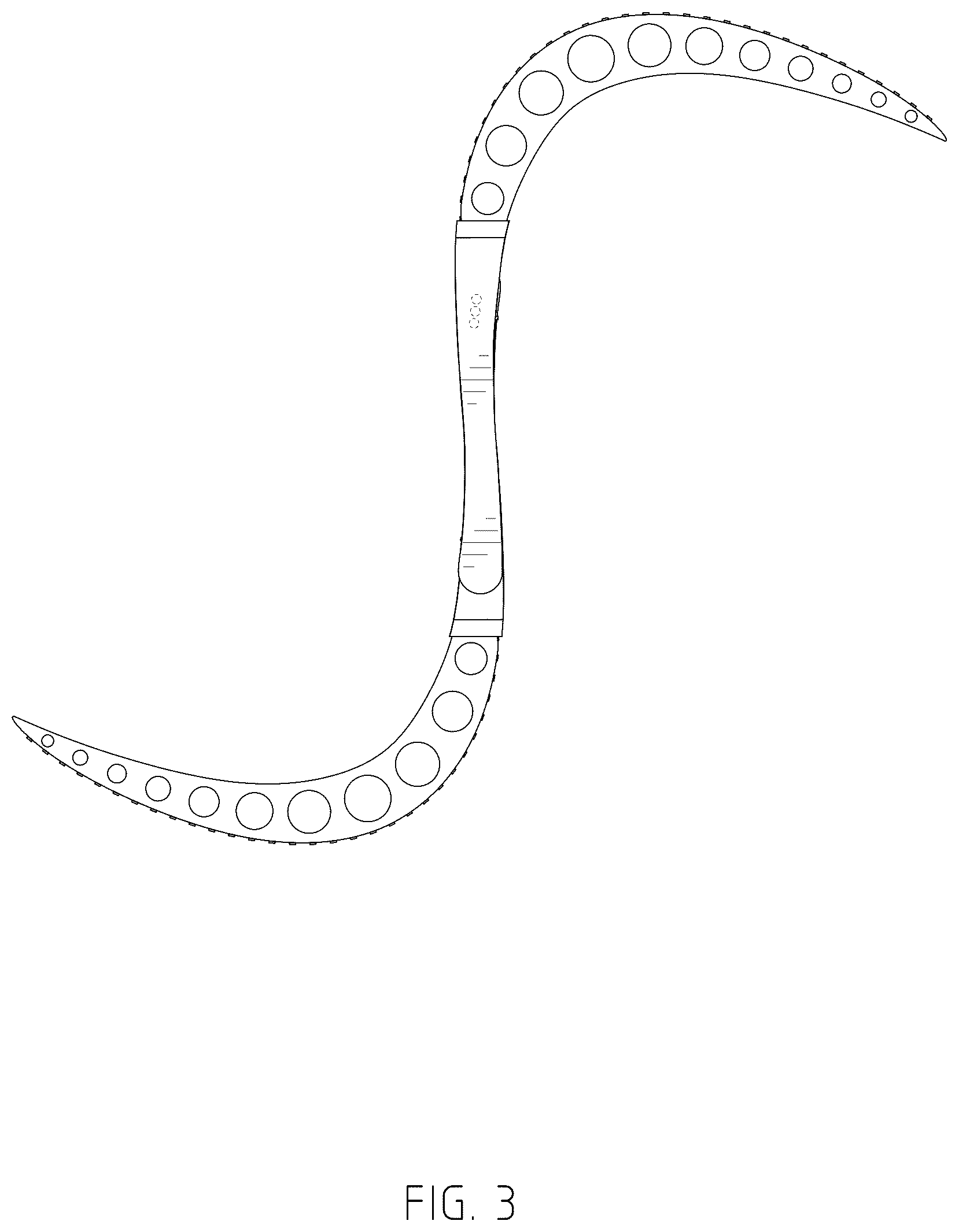 Patent USD1043859 Figure 3 – Juggling machete