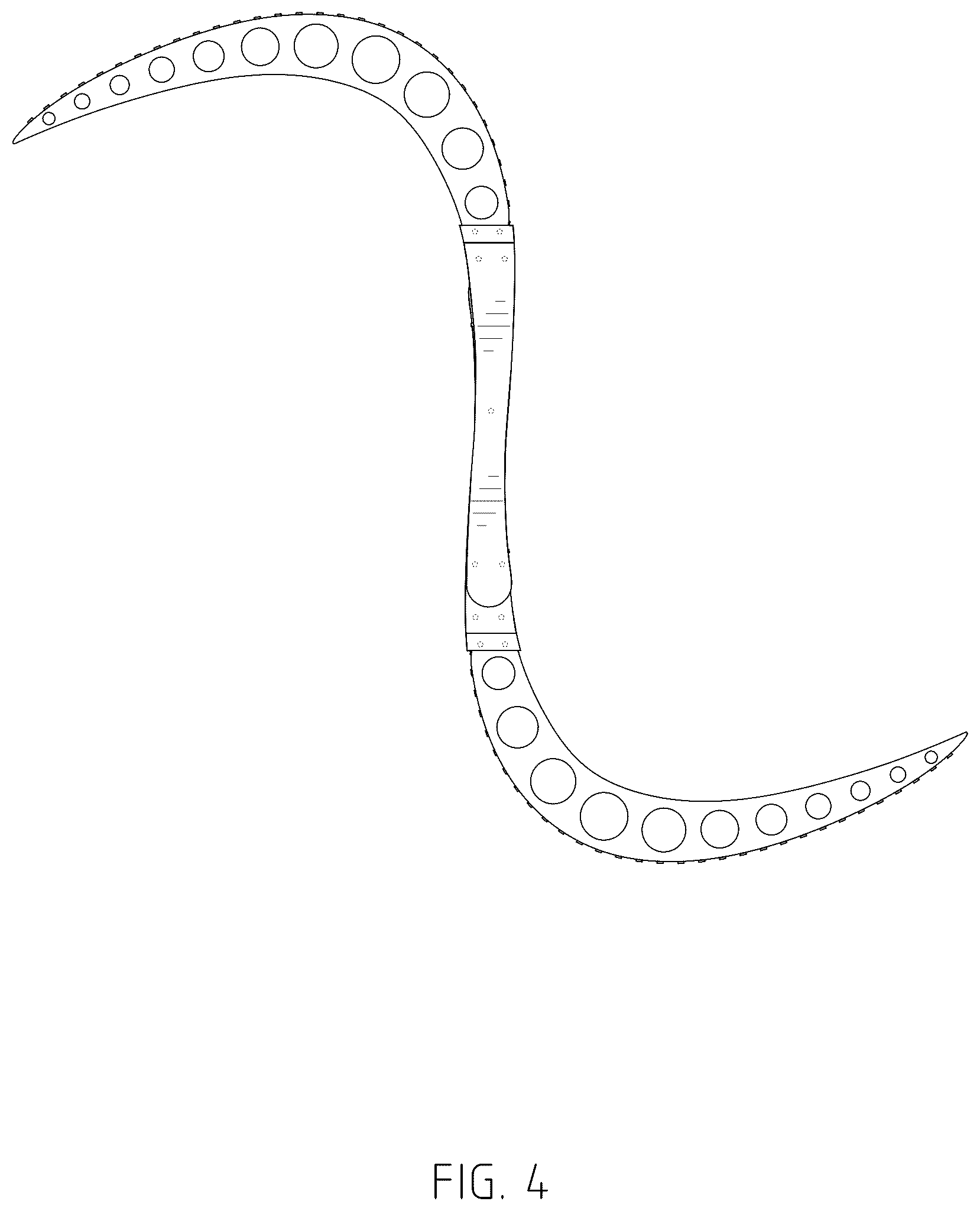 Patent USD1043859 Figure 4 – Juggling machete