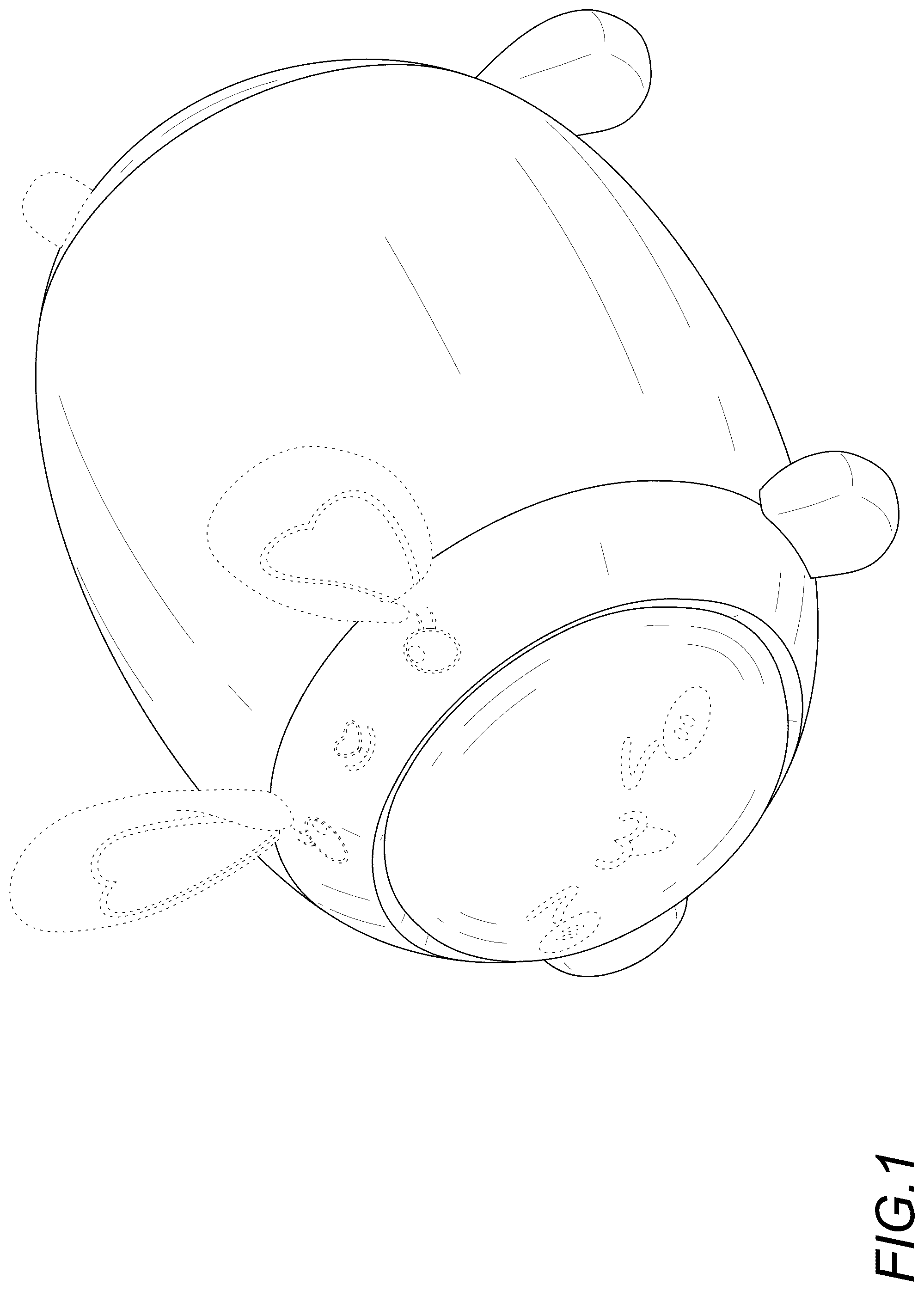Patent USD1043861 Figure 1 – Plush toy