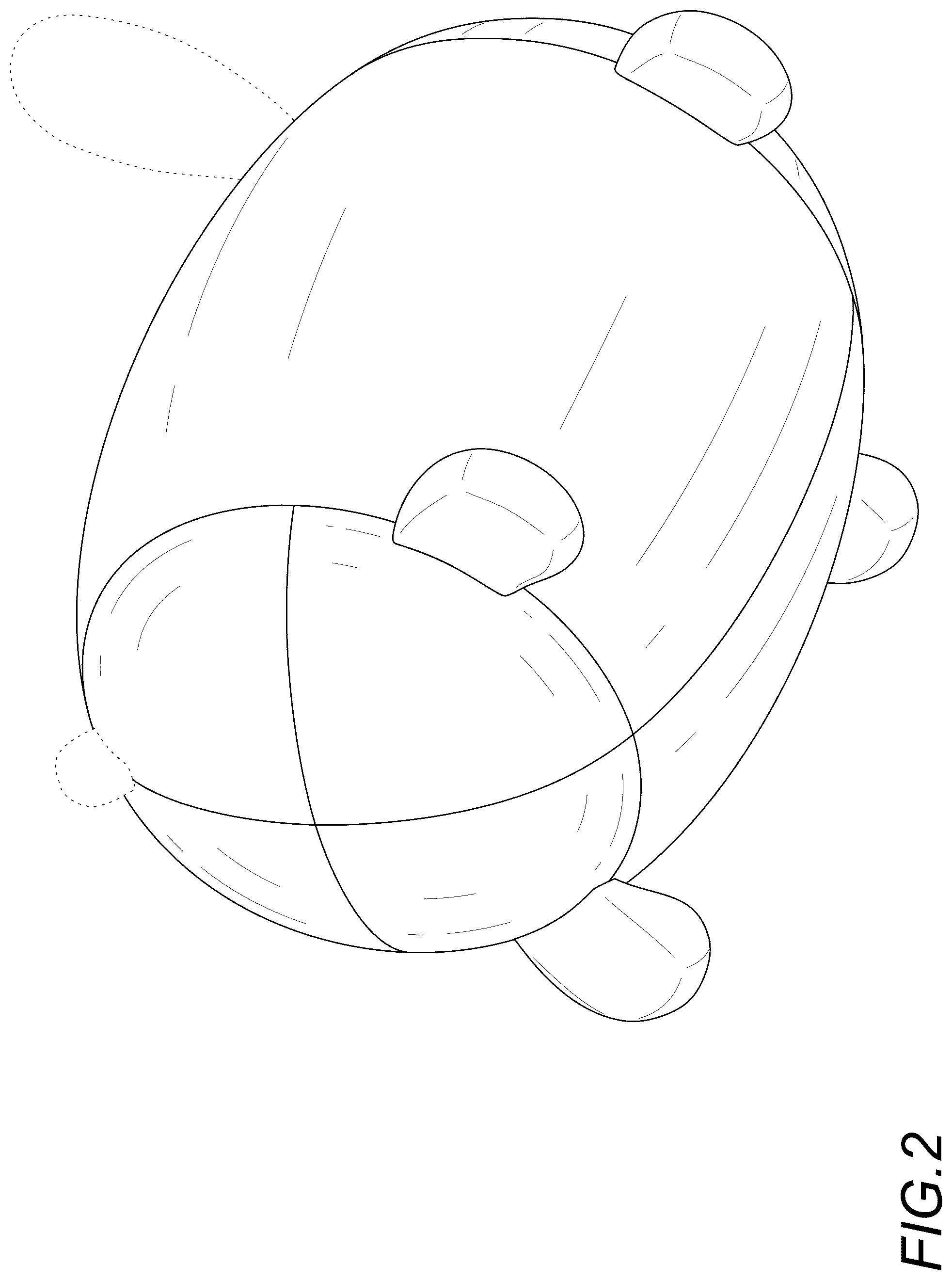 Patent USD1043861 Figure 2 – Plush toy