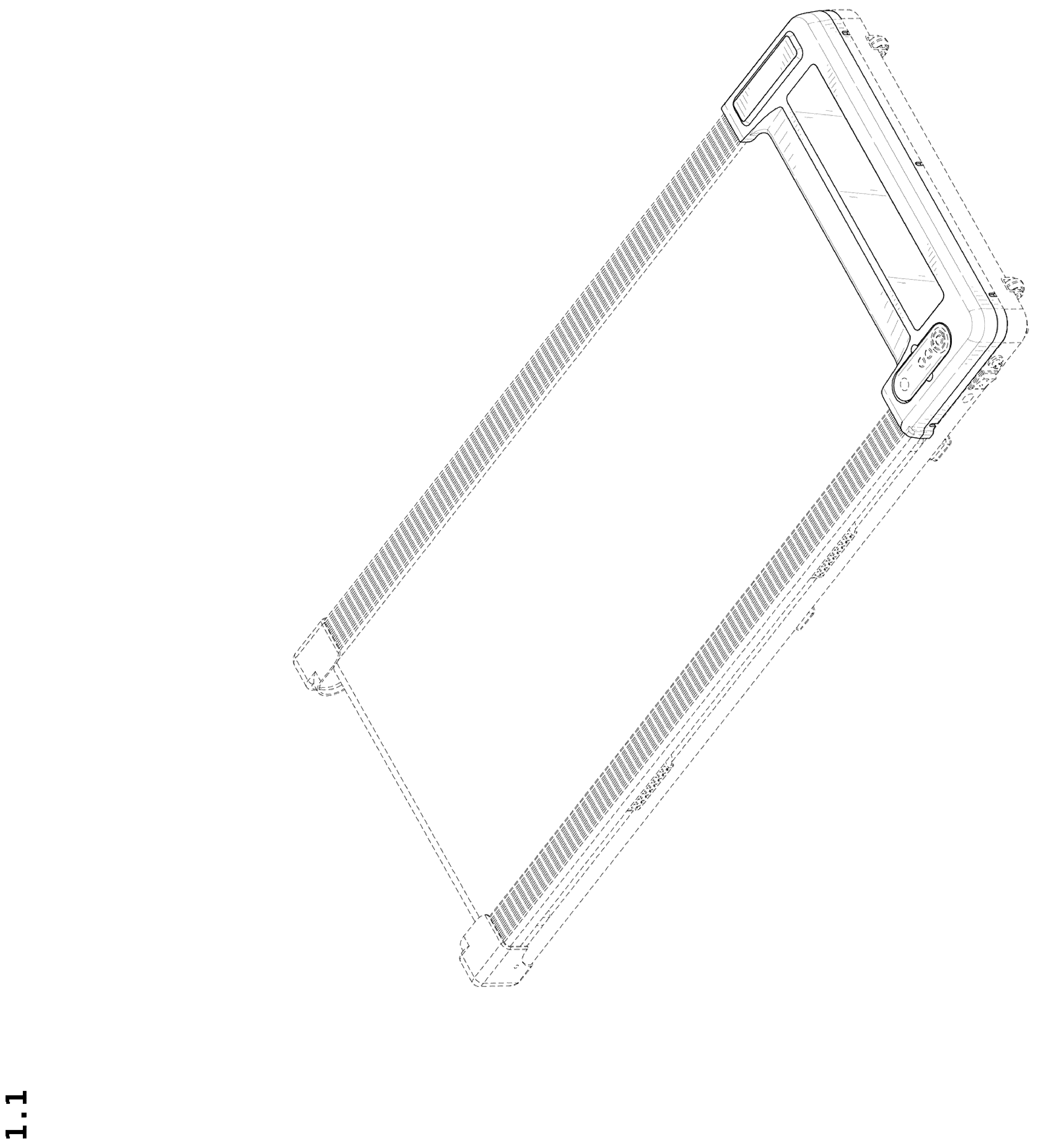 Patent USD1043864 — Treadmill — Figure 1