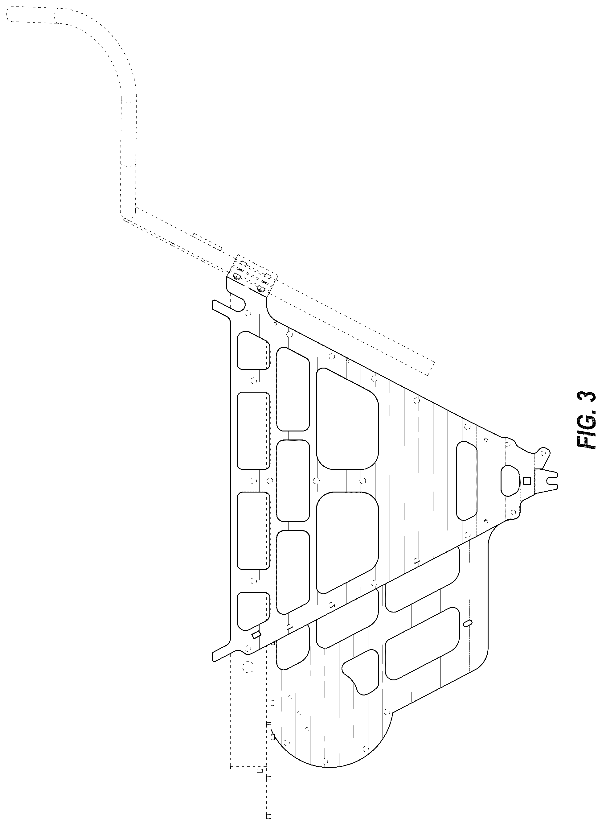 Patent USD1043869 Figure 3 – Weight bearing device