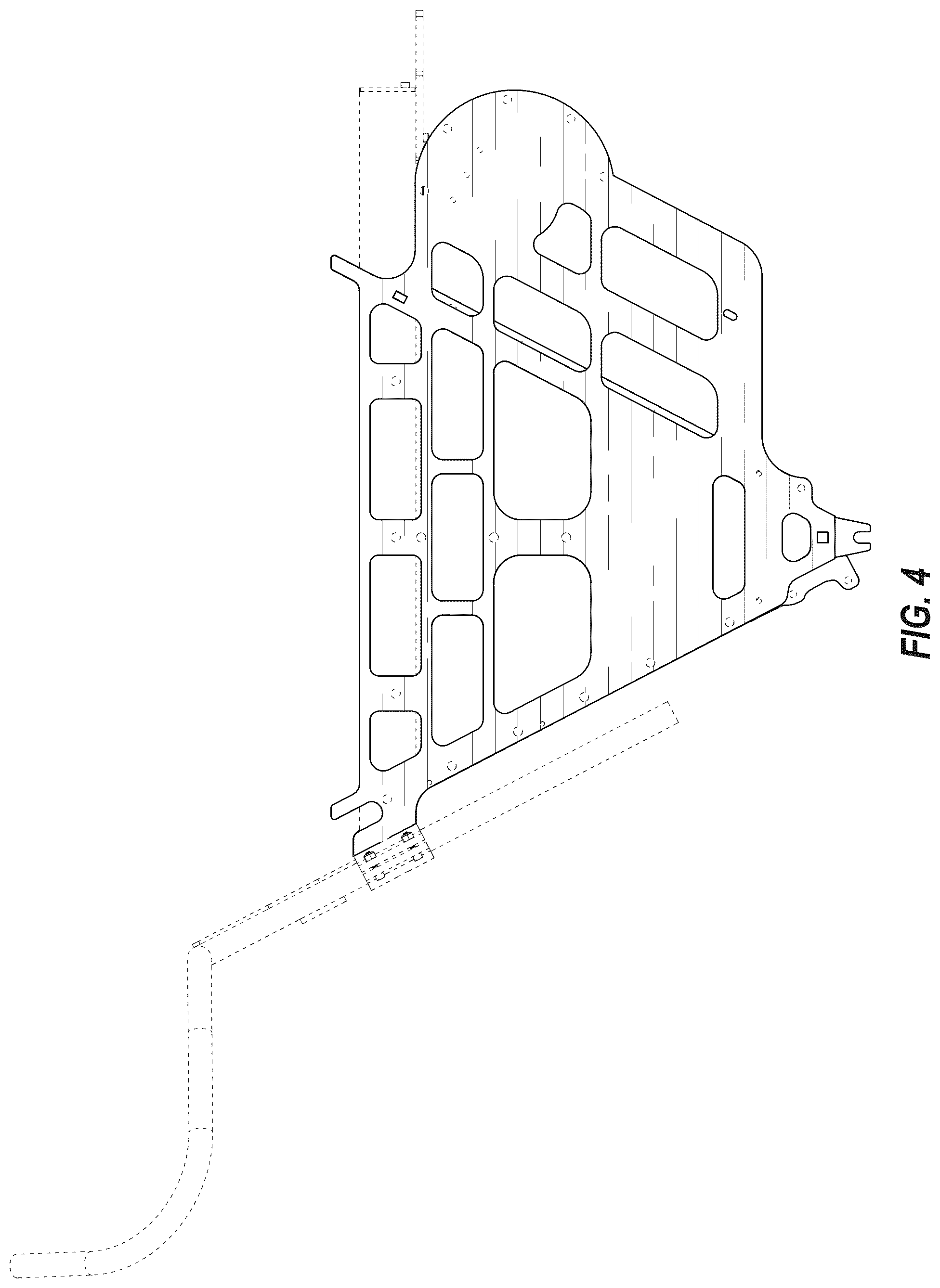 Patent USD1043869 Figure 4 – Weight bearing device