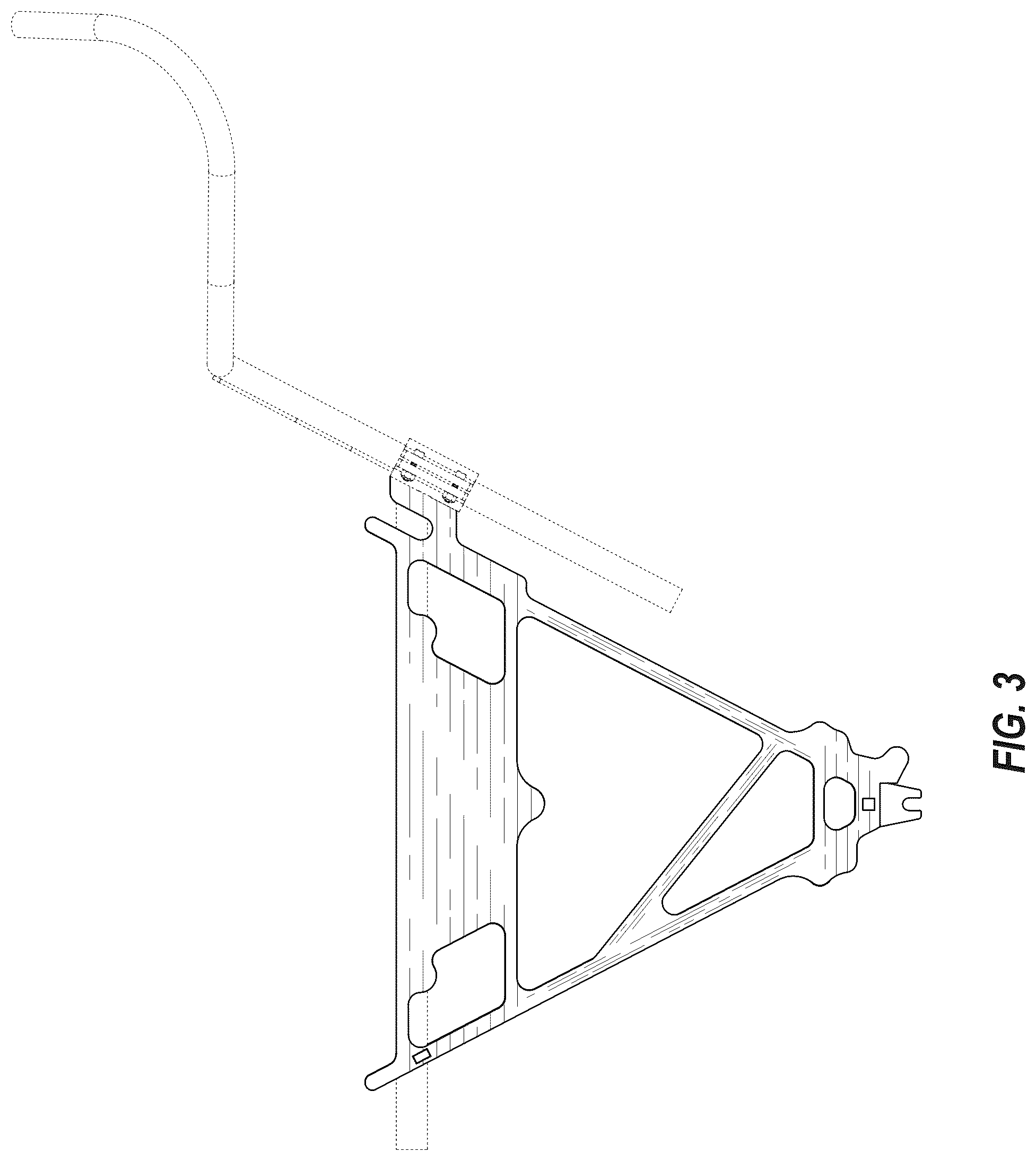 Patent USD1043870 Figure 3 – Weight bearing device
