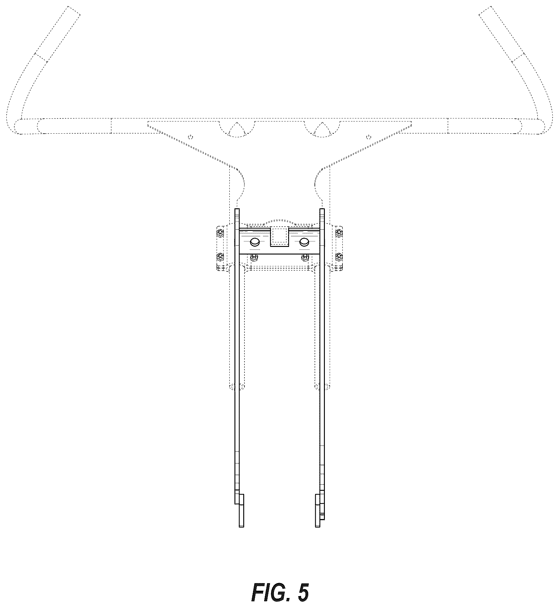 Patent USD1043870 Figure 5 – Weight bearing device