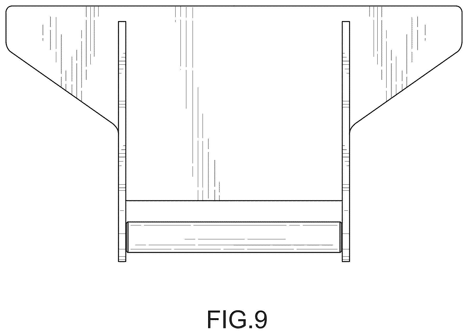 Patent USD1043873 Figure 9 – Foot support for weightlifting bench