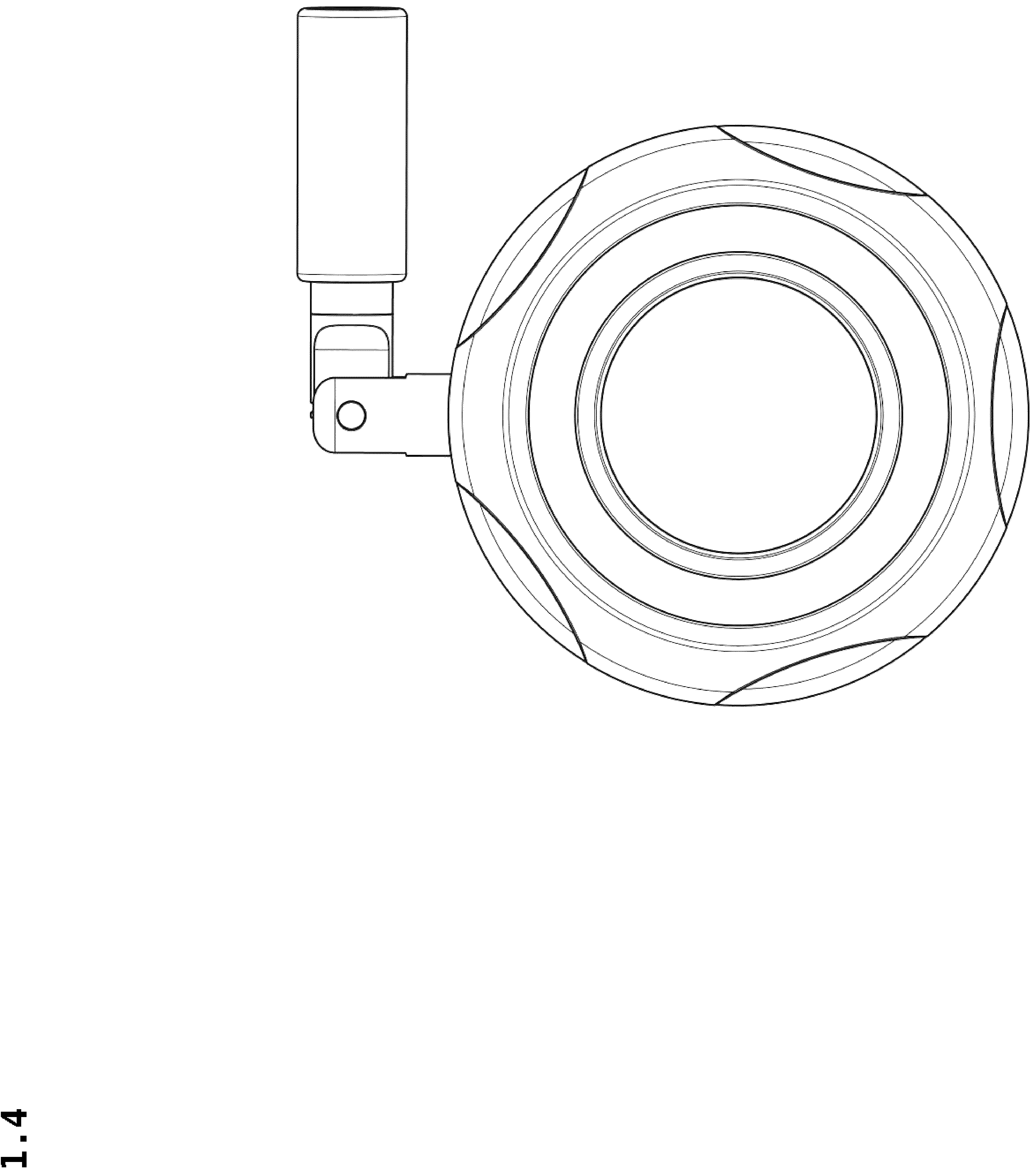 Patent USD1043874 Figure 4 – Part of exercising equipment