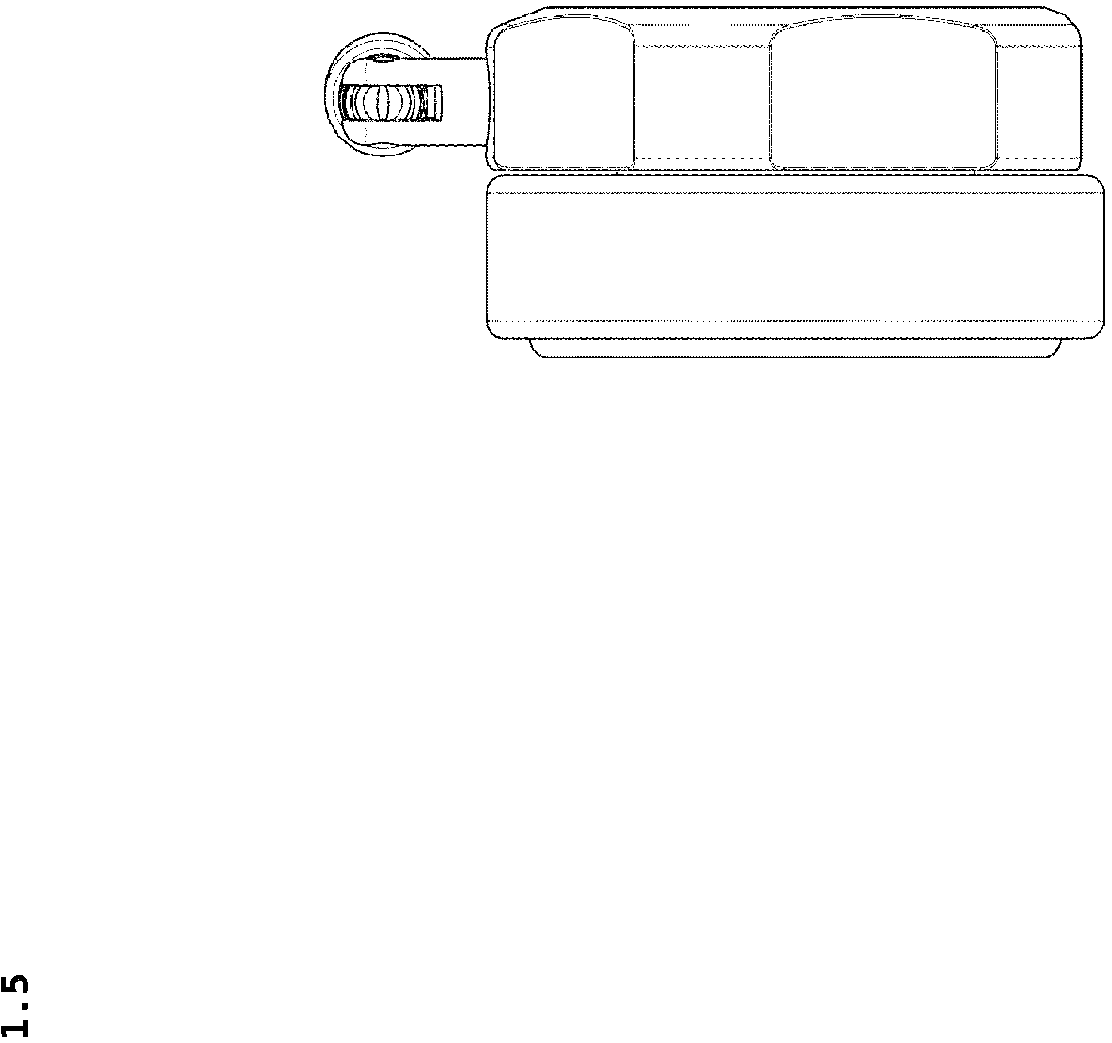 Patent USD1043874 Figure 5 – Part of exercising equipment