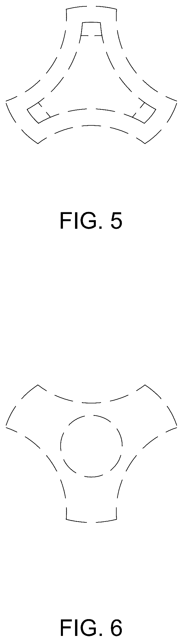 Patent USD1043875 Figure 5 – Clover and two stripes golf tee