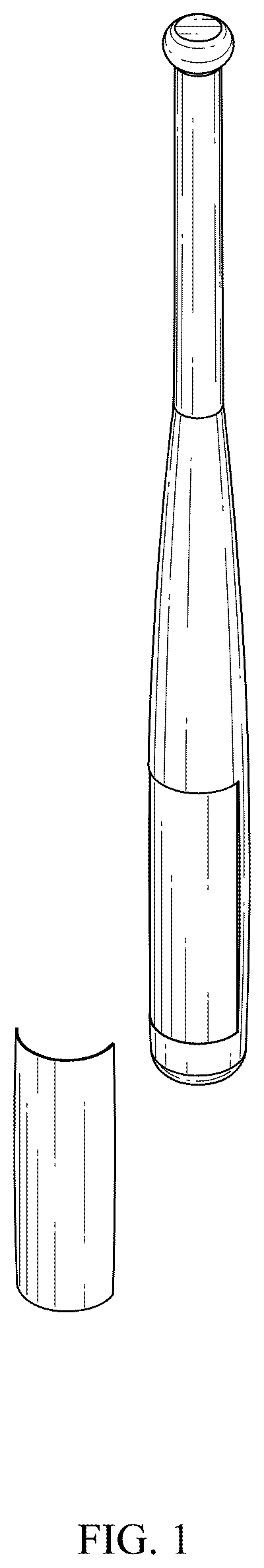 Patent USD1043876 Figure 1 – Ball bat display