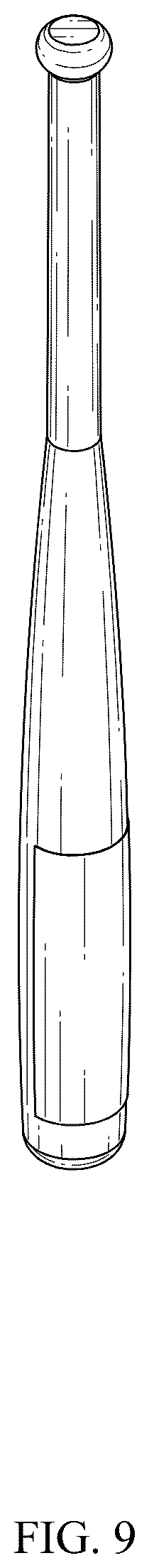 Patent USD1043876 Figure 9 – Ball bat display