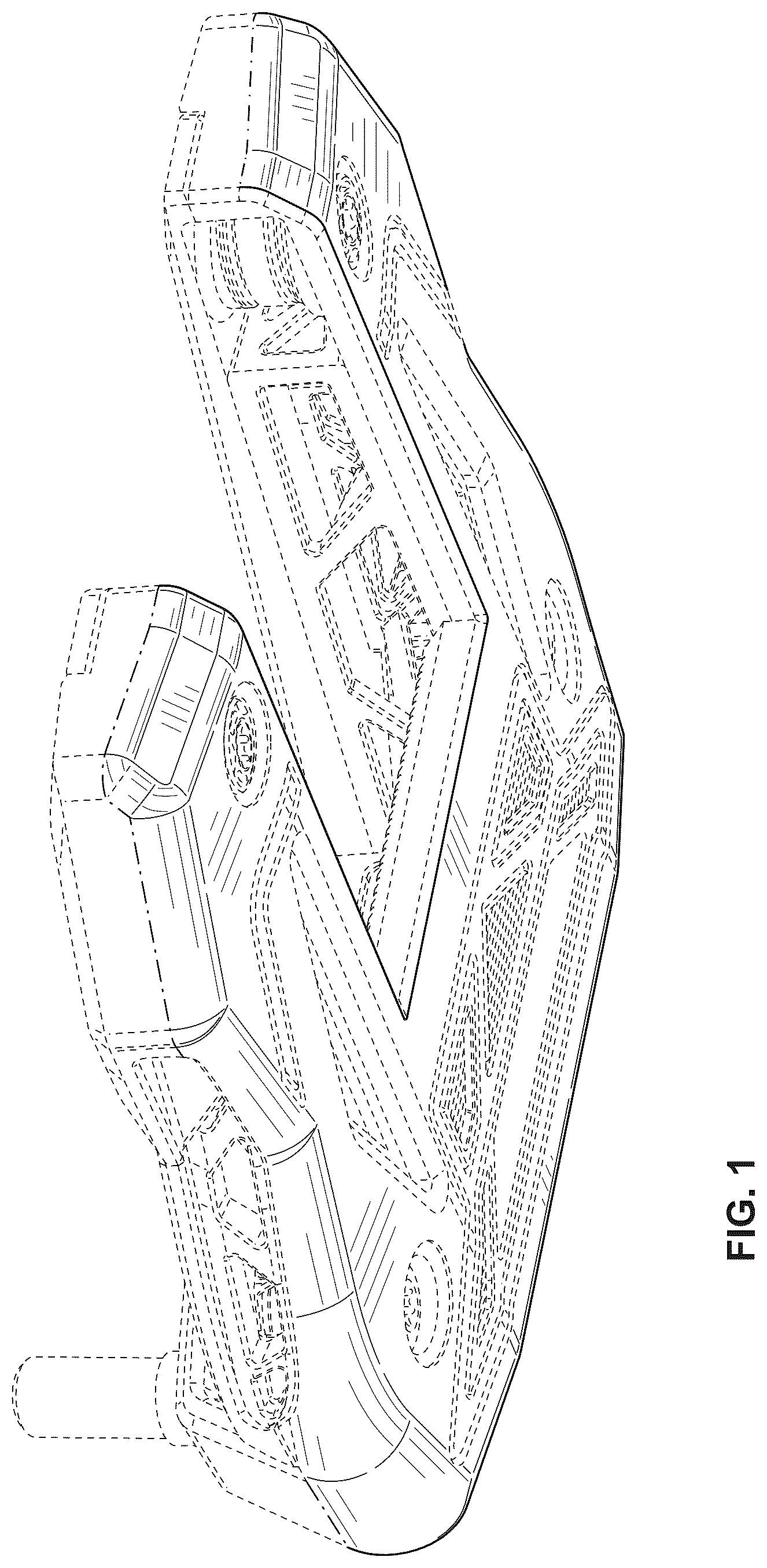 Patent USD1043878 Figure 1 – Golf club